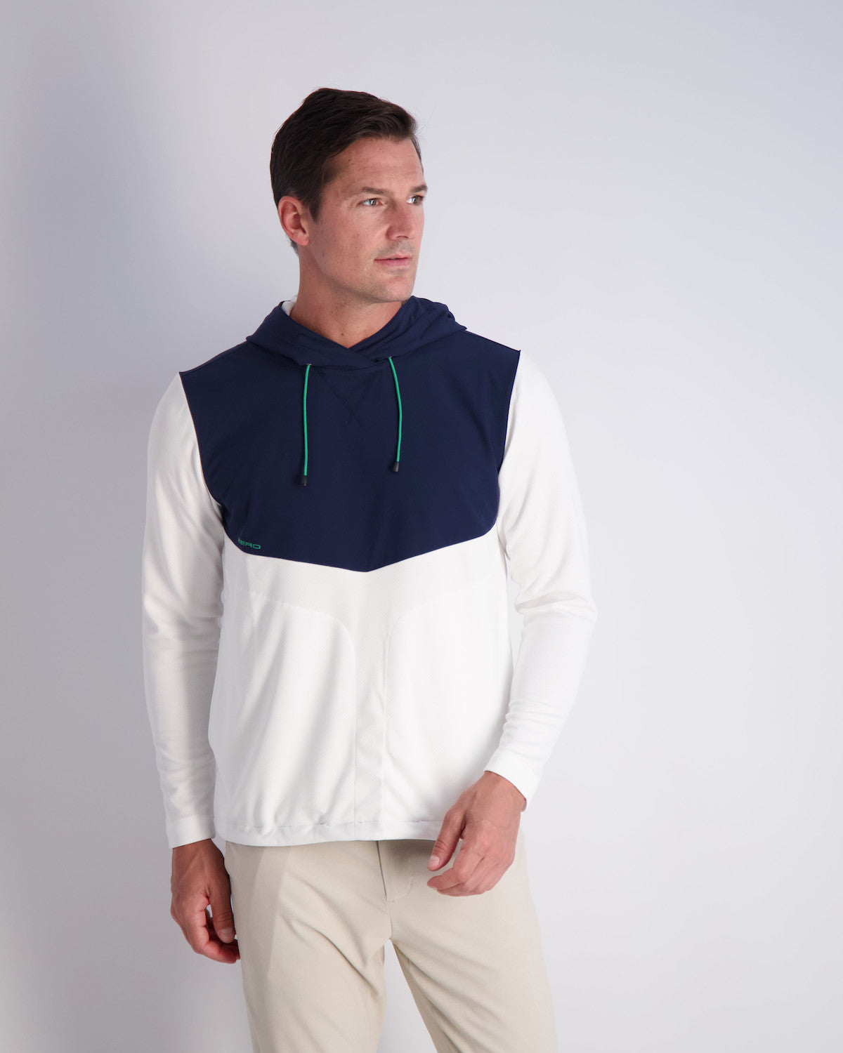 Tyson Hoodie - WHITE/NAVY