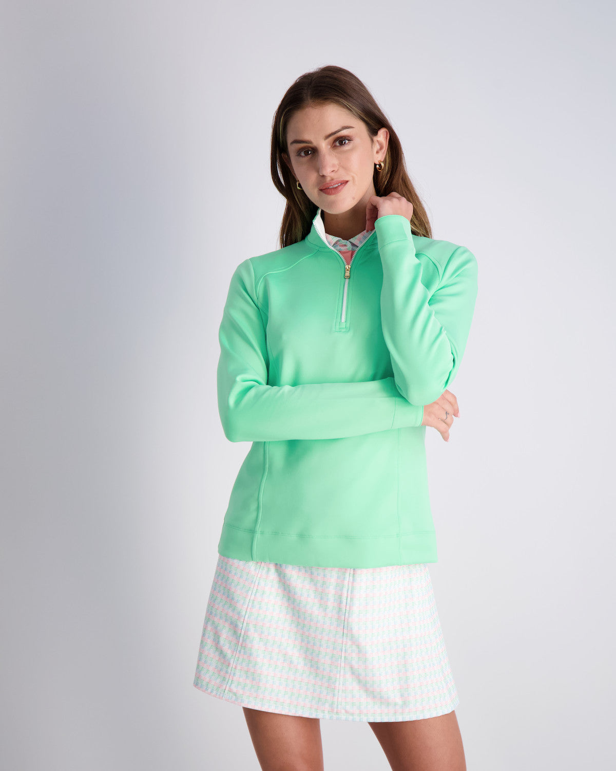 Wells Quarter Zip - GRASSHOPPER