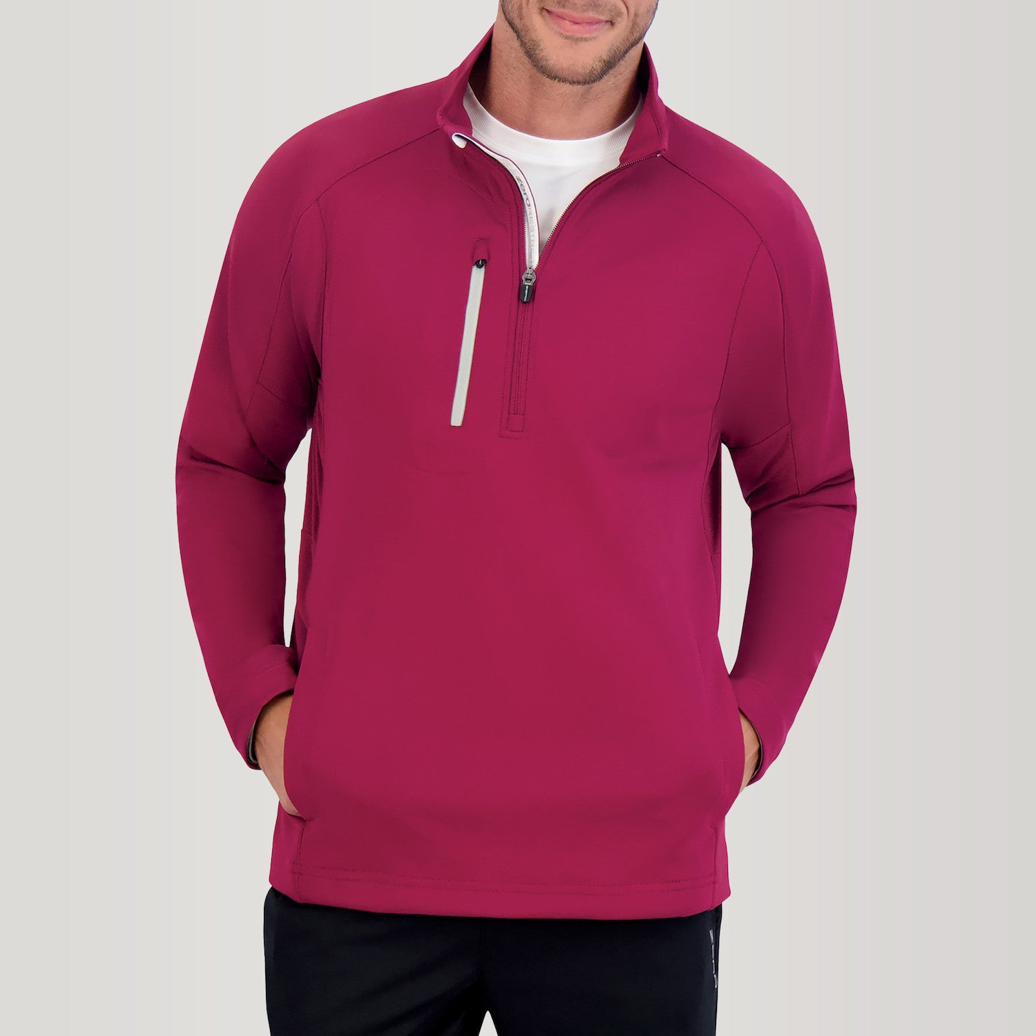 Z500 Quarter Zip - MAROON