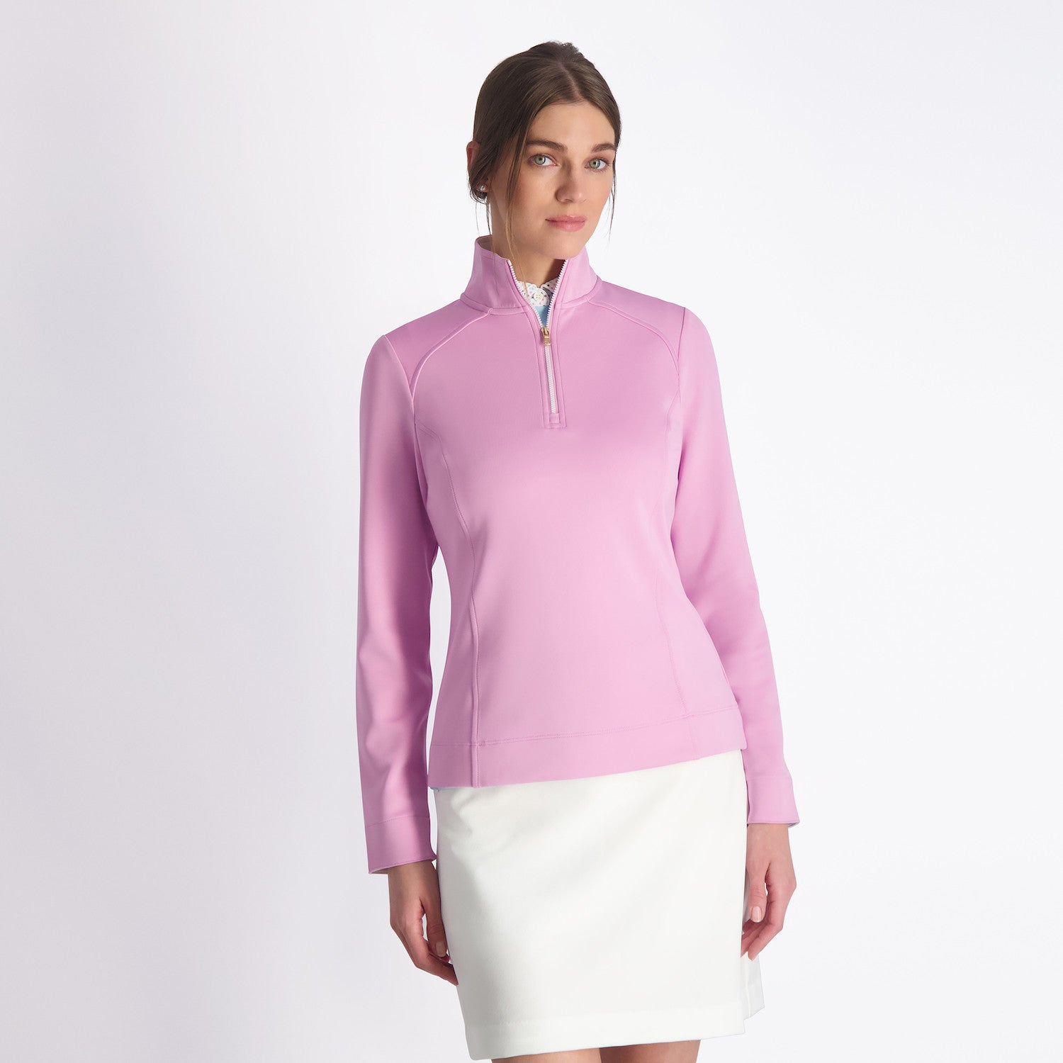 Wells Quarter Zip - CLEMATIS