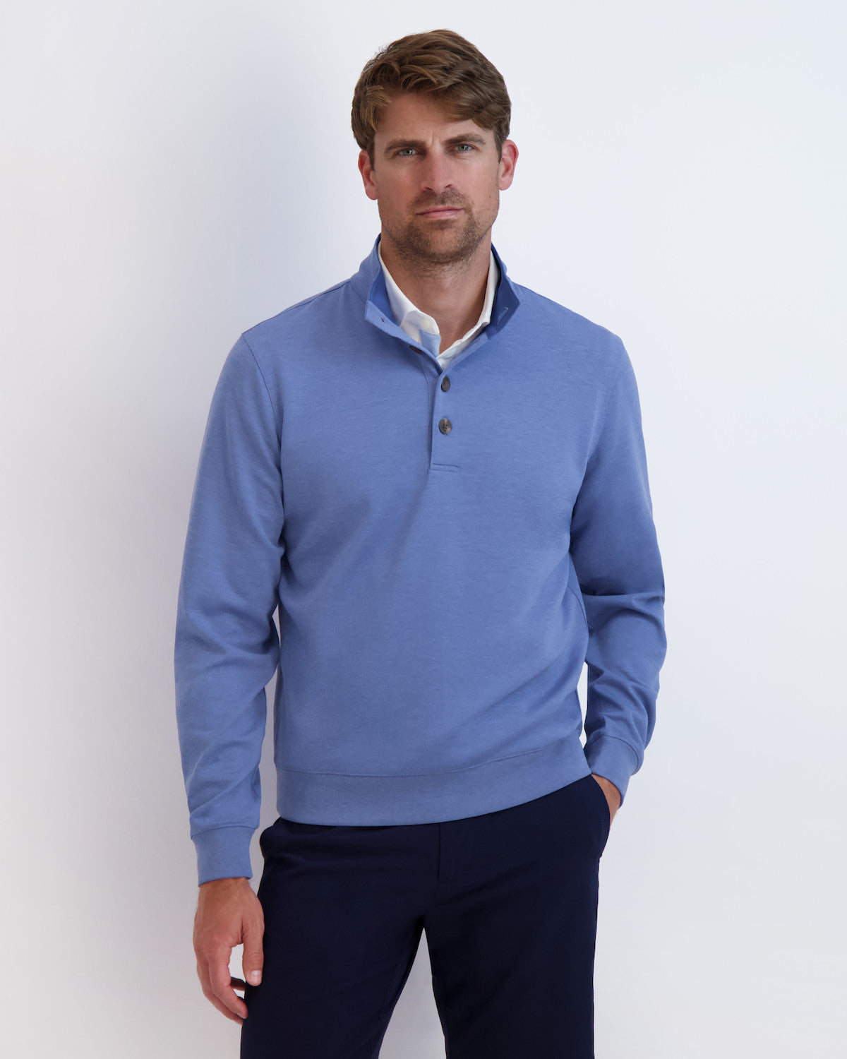 Dale Pullover - BALTIC HEATHER