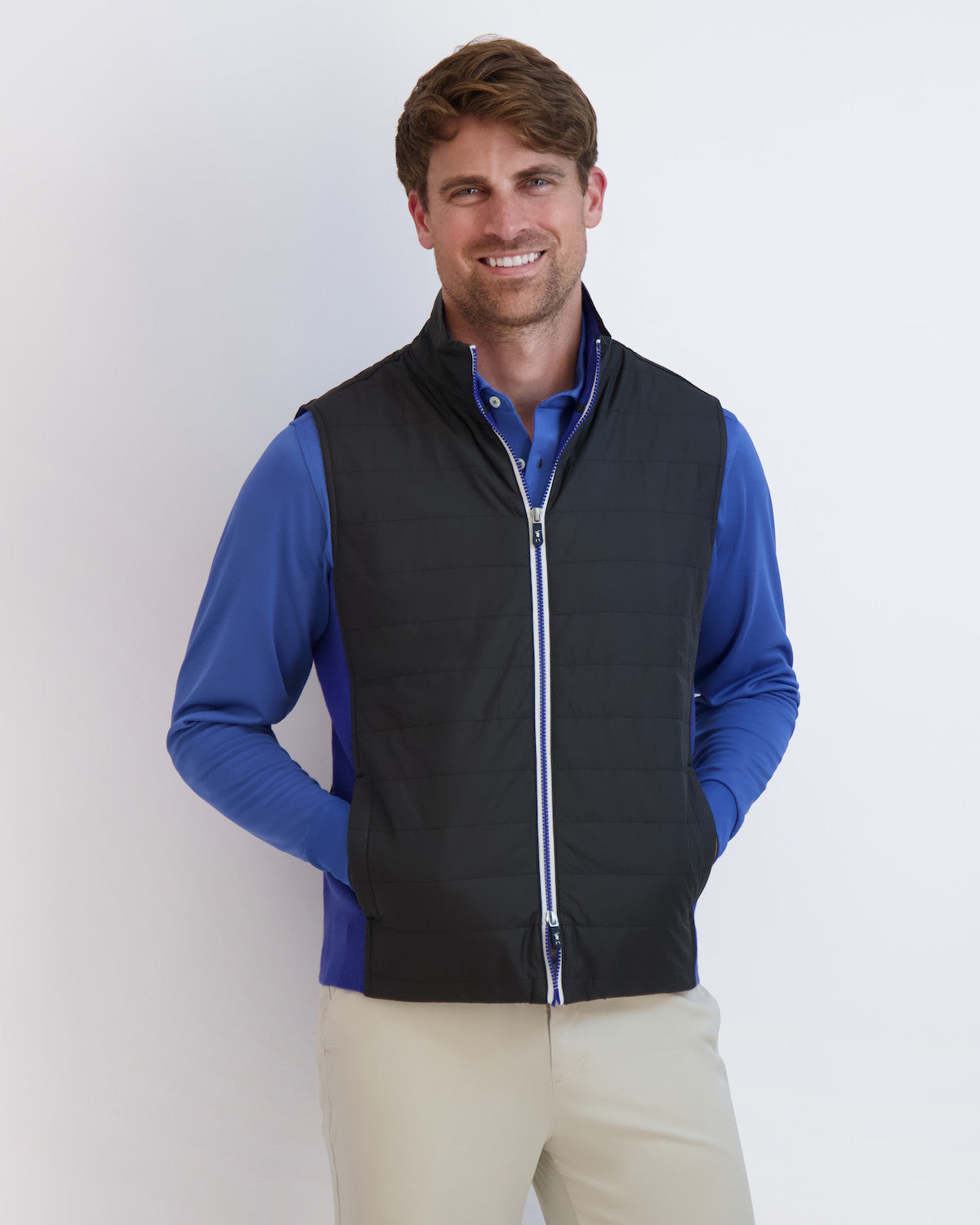 Mariner Vest - BLACK/TRUE BLUE