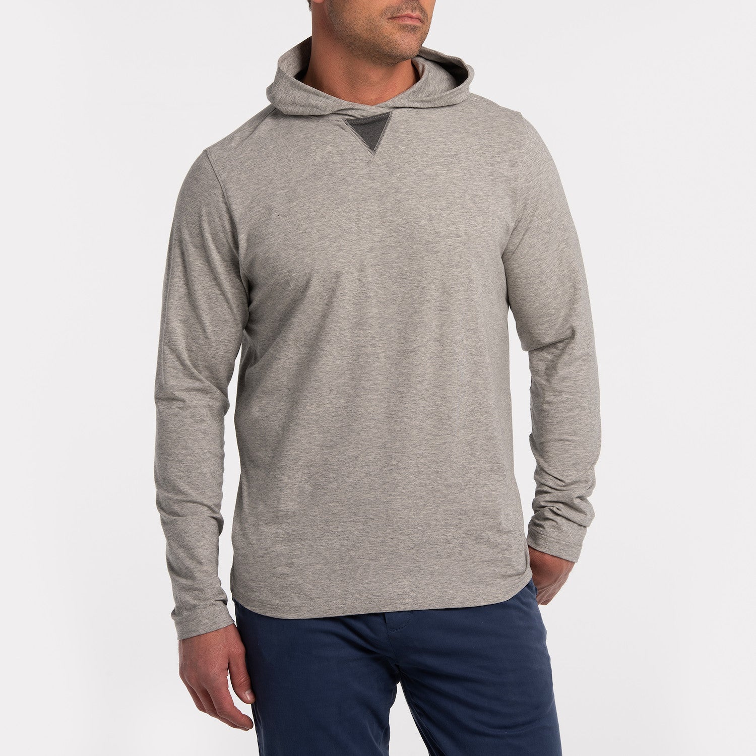 Willie Hoodie - GREY HEATHER/CHARCOAL