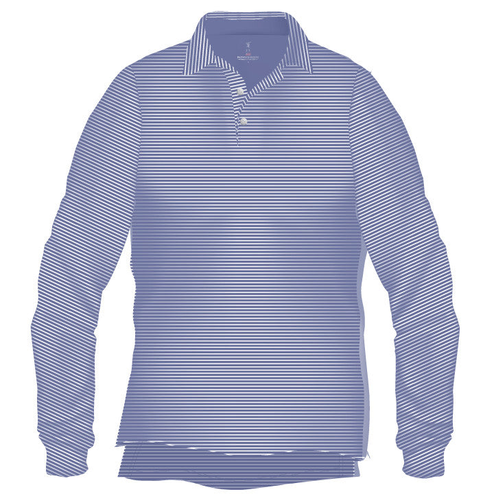 Mchugh Long Sleeve Polo - BLUFF
