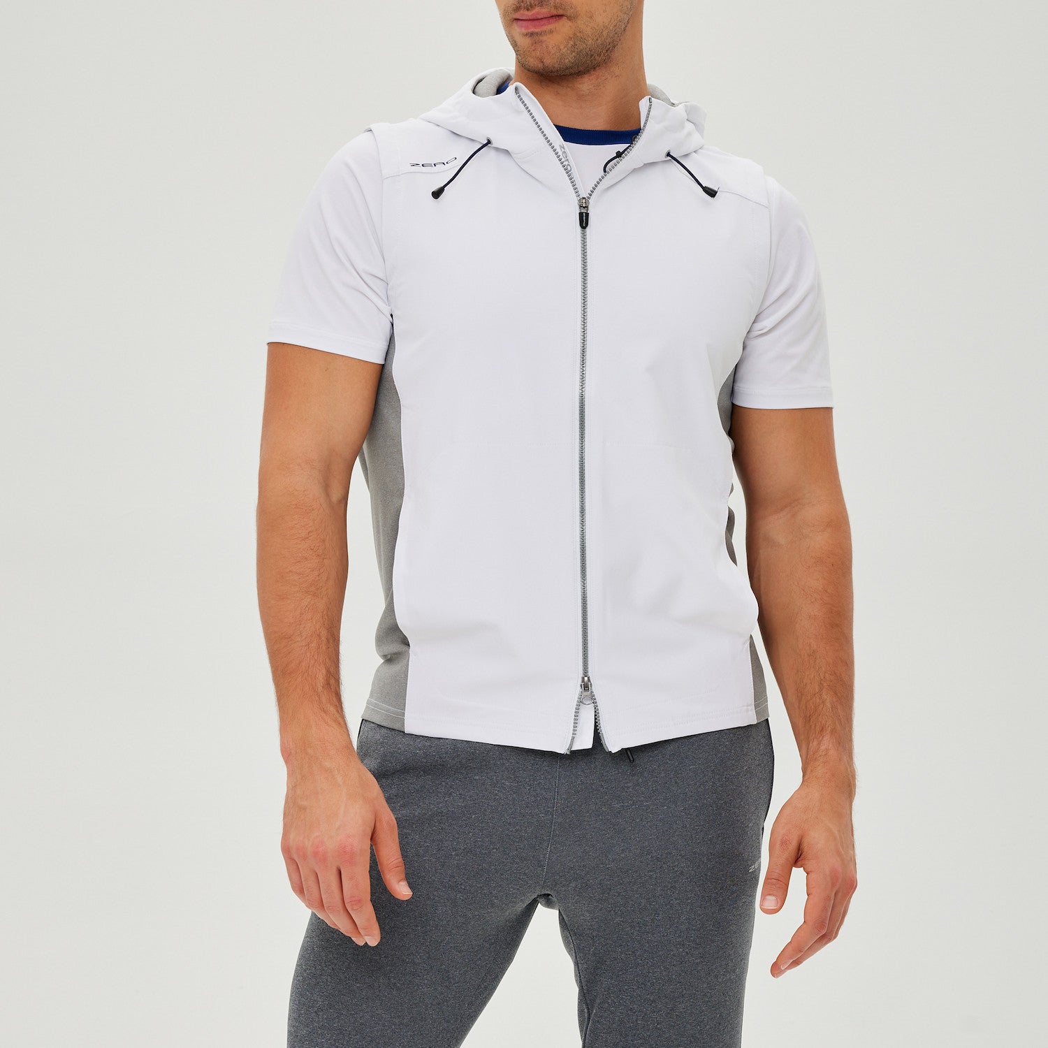 The Champ Hoodie Vest - WHITE