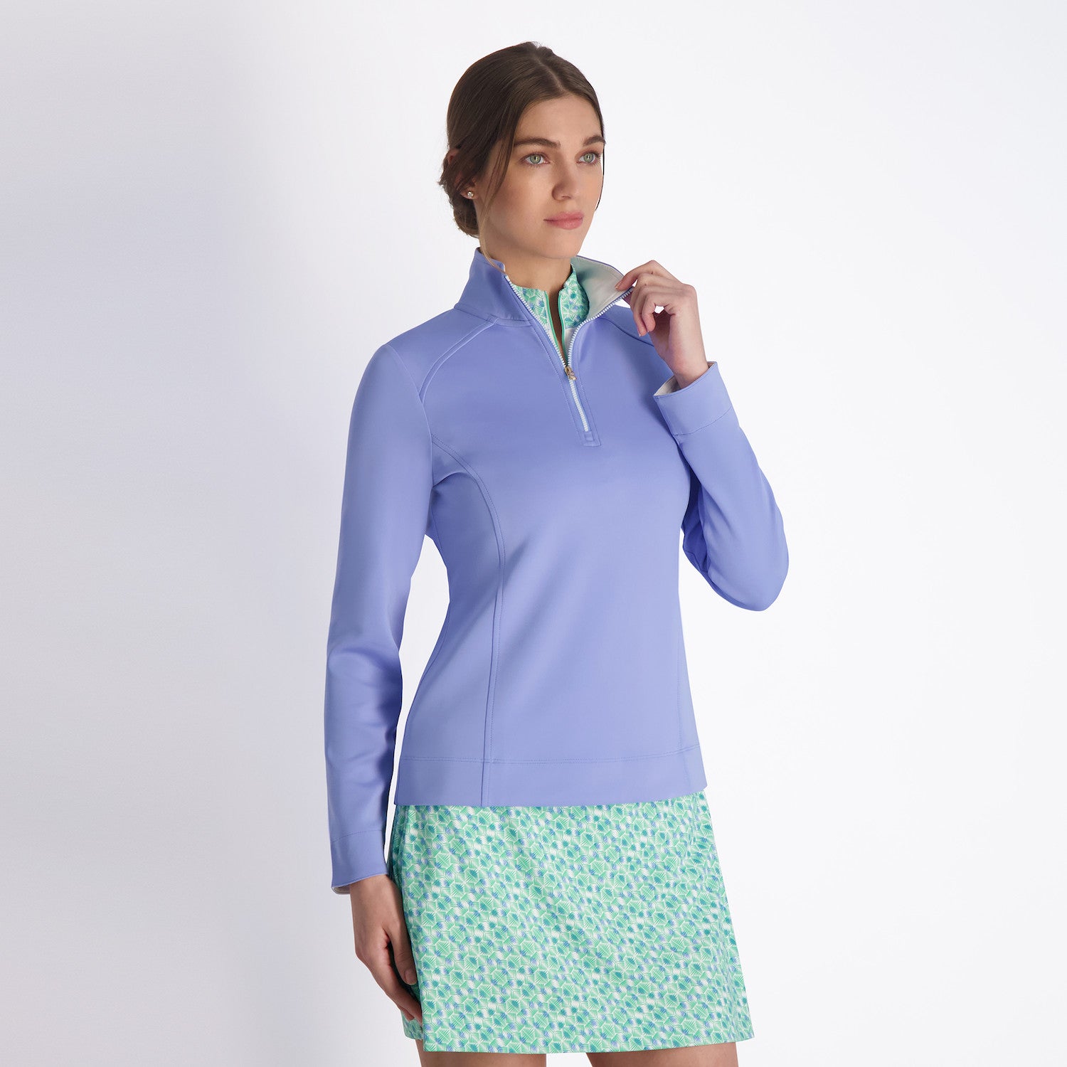 Wells Quarter Zip - ISLAND BLUE
