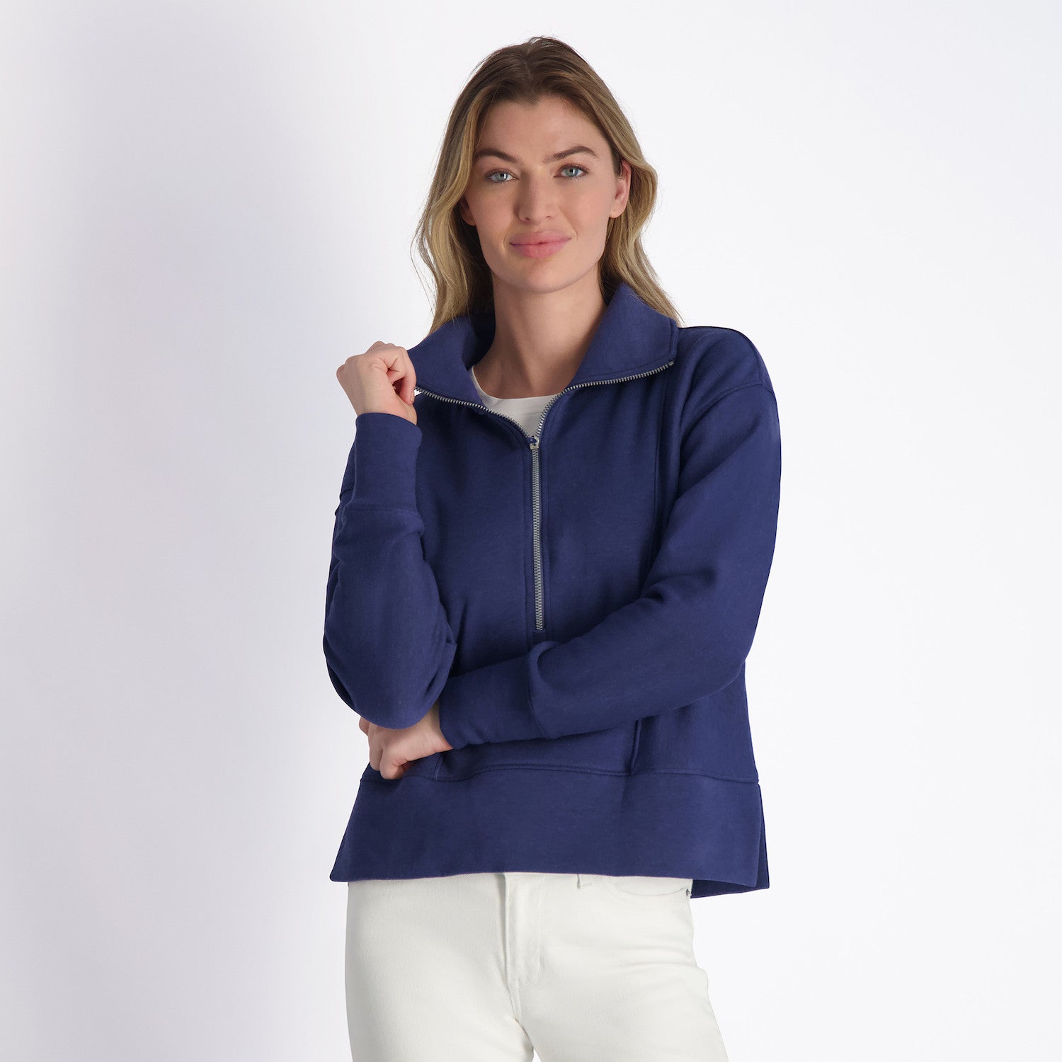 Regan Zip Mock - STORM