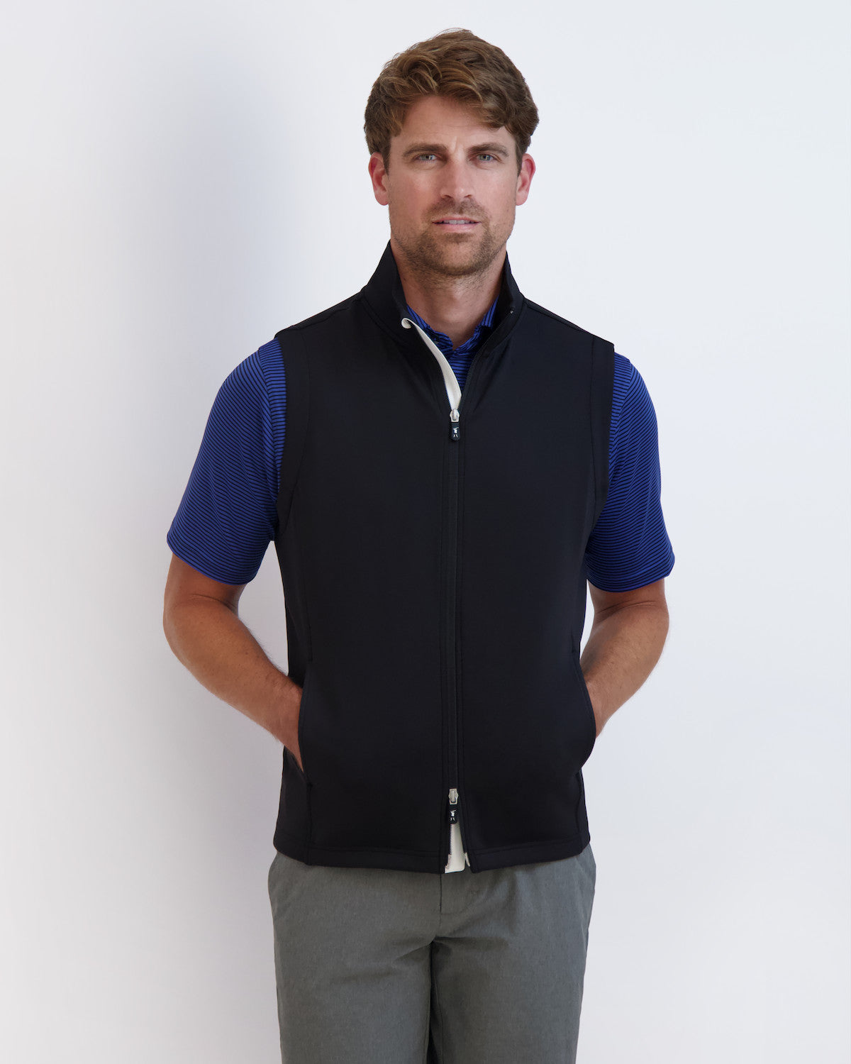 Coughlin Full Zip Vest - BLACK