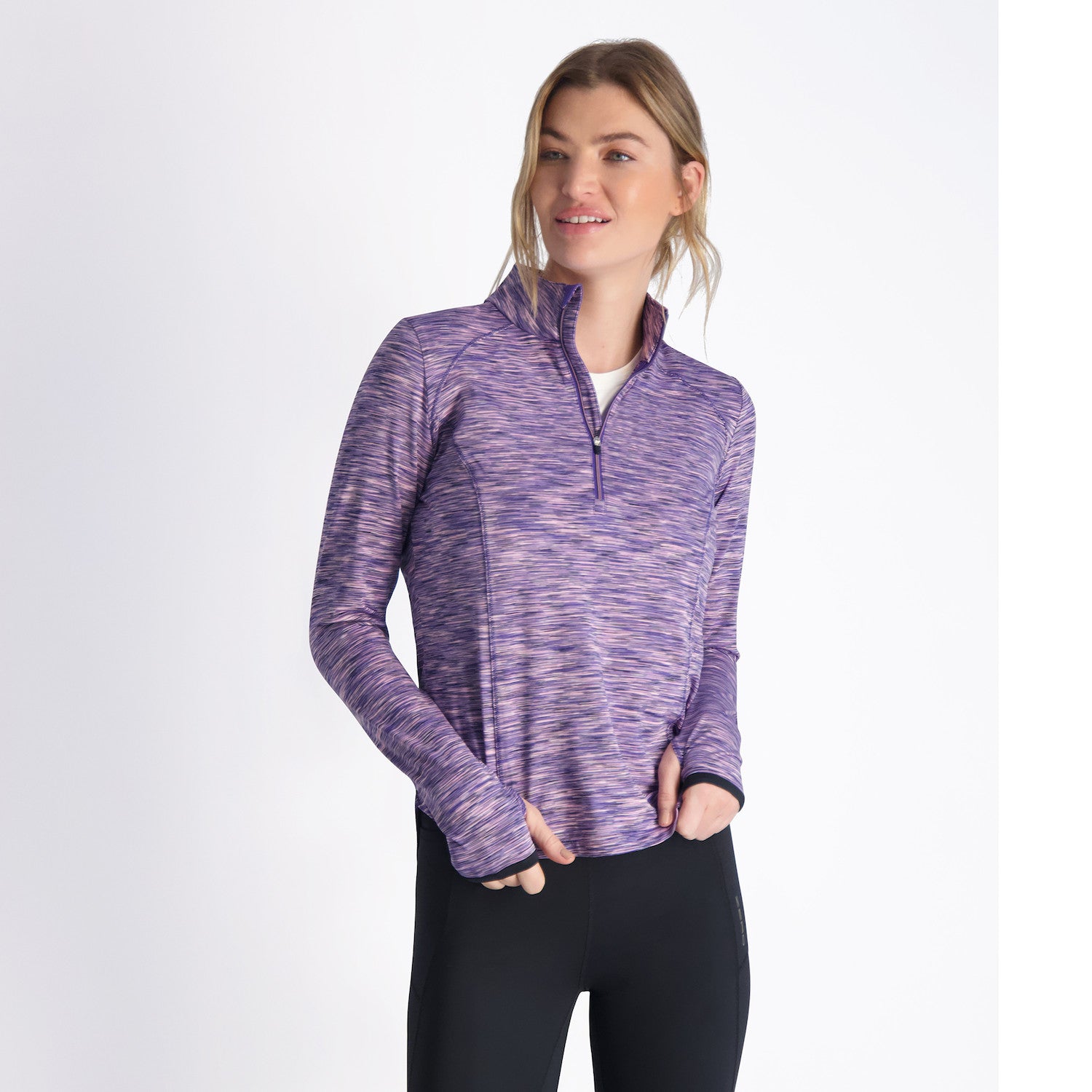 Shae Zip Mock - MIDNIGHT