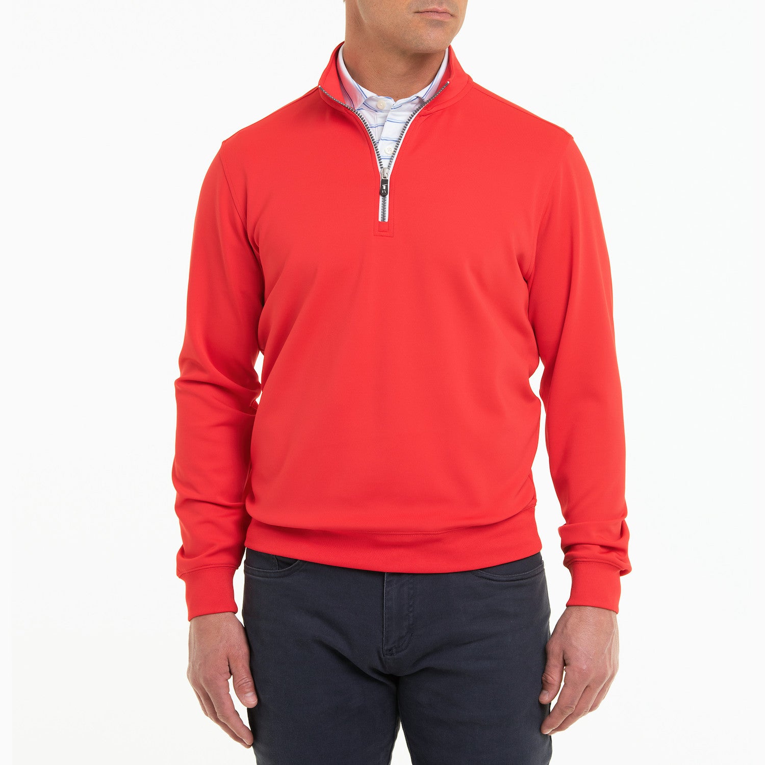 Caves Long Sleeve 1/4 Zip Pullover - CARDINAL/CARDINAL