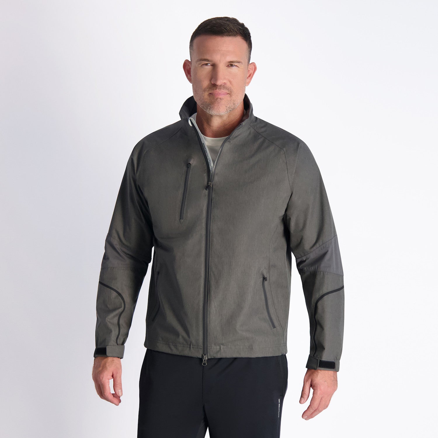 Power Torque Full Zip - CHARCOAL MELANGE