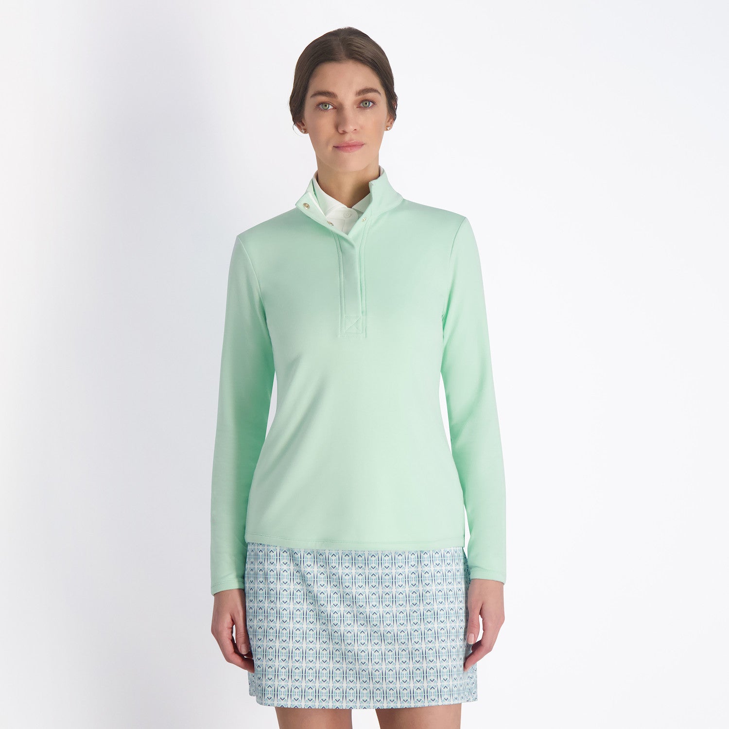 Kate Old School Sweatshirt - COOL MINT