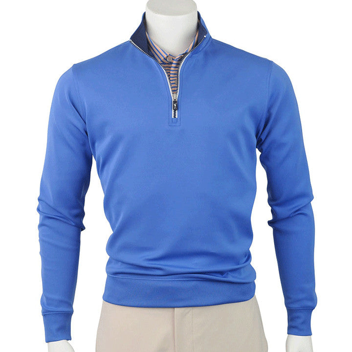 Caves Long Sleeve 1/4 Zip Pullover - BALTIC