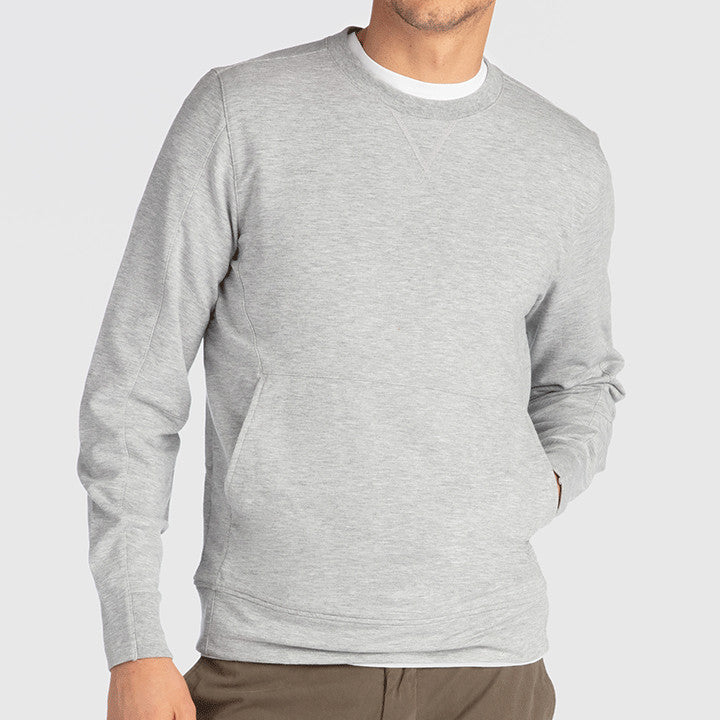 Russ Crewneck - GREY HEATHER