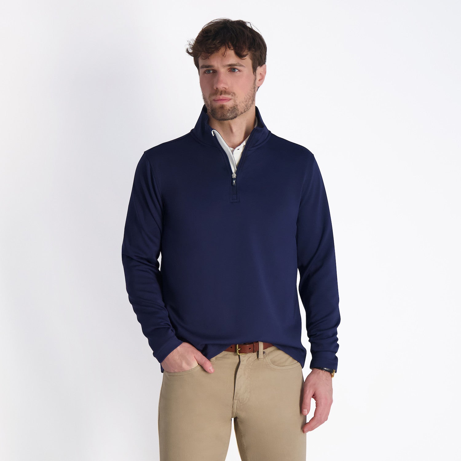 COUGHLIN 1/4 ZIP - MARINE