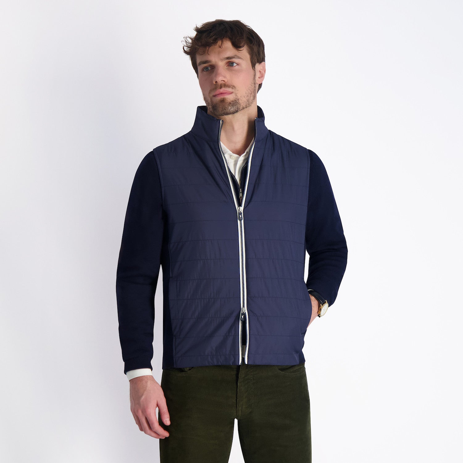 Mariner Vest - MARINE/CARDINAL