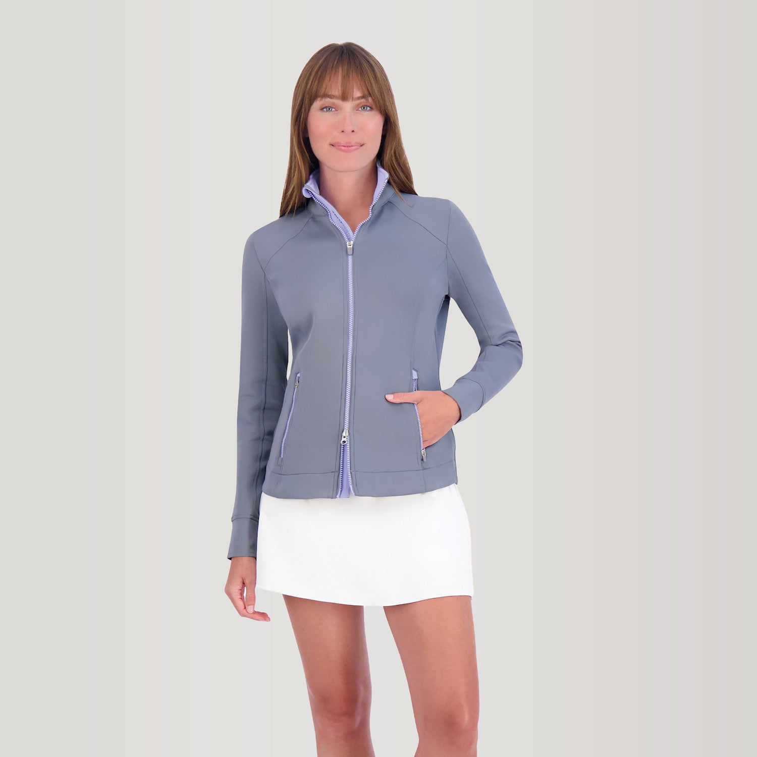 Mikaela Full Zip - STINGRAY/BLUEMOON