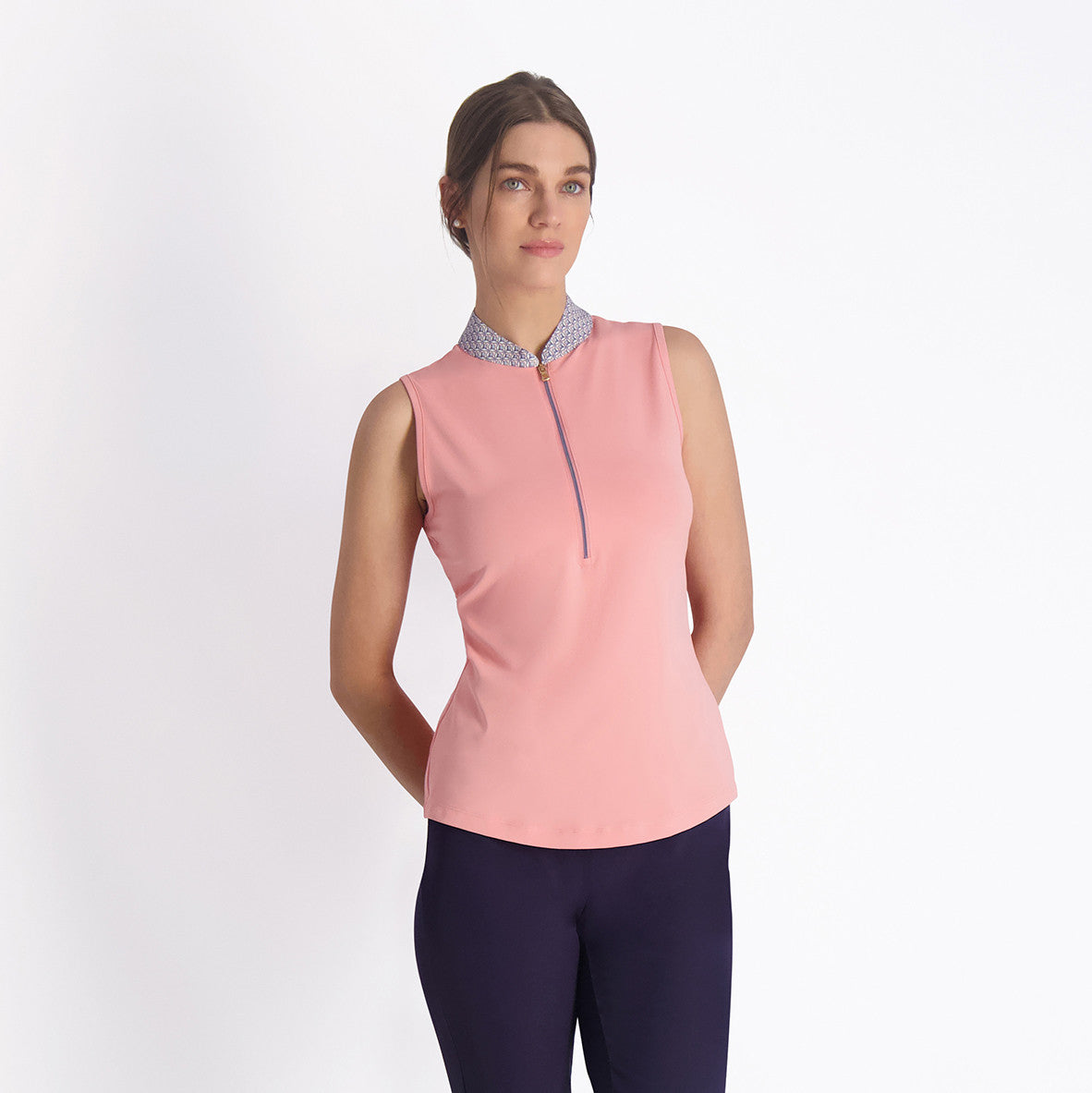 Connie Sleeveless - TEA ROSE