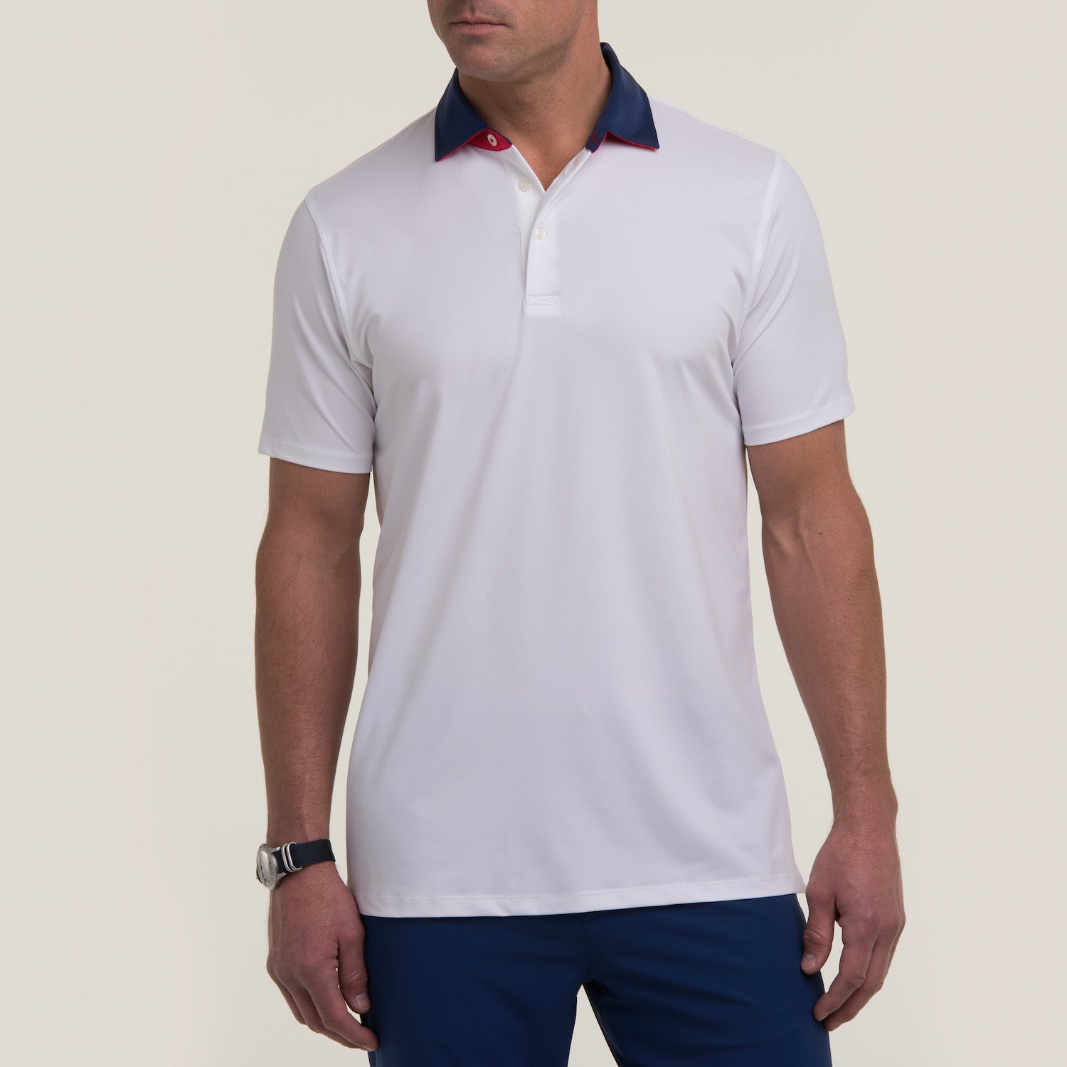 CB POLO - WHITE/REGAL