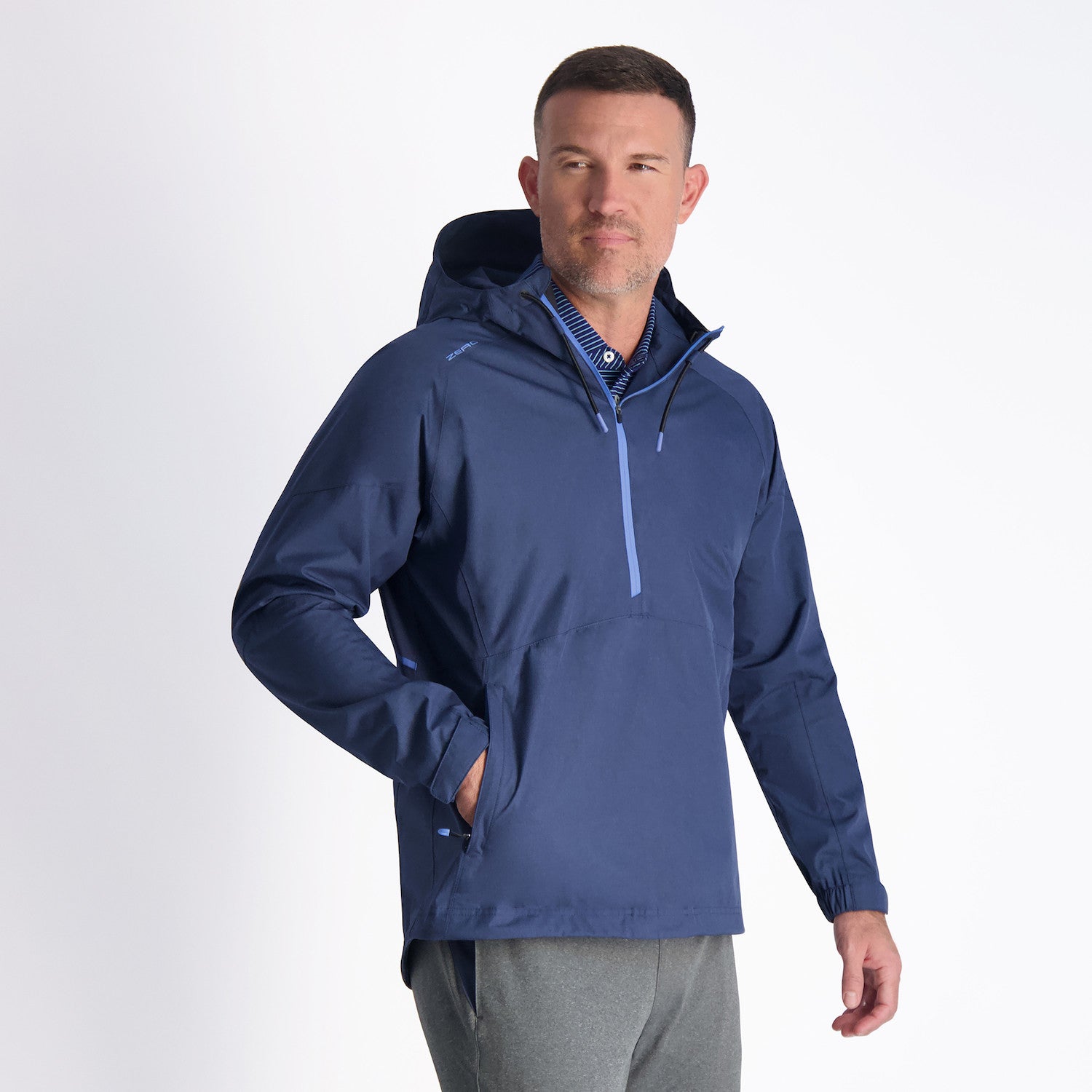Packable Pullover - BLUE INDIGO