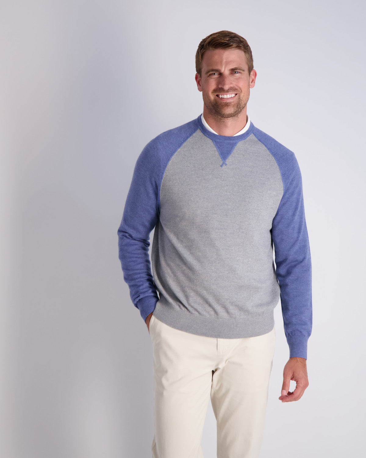Purdey Crew - GREY HEATHER