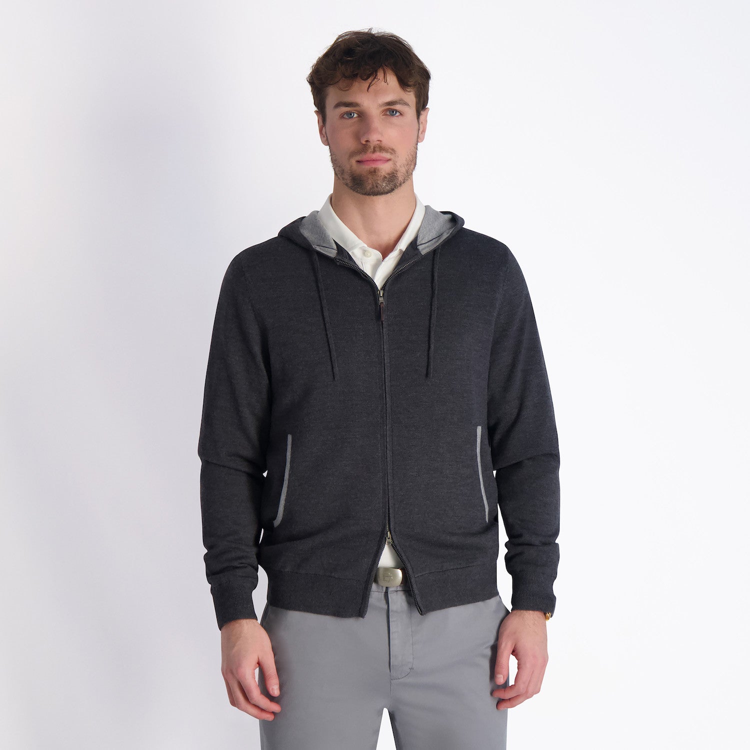 Holland Hoodie - CHARCOAL HEATHER