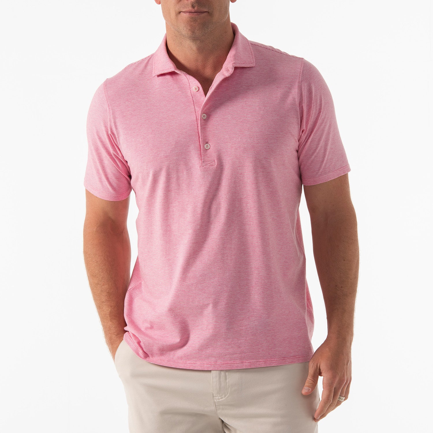 Brandtley Polo - BANDANA HEATHER