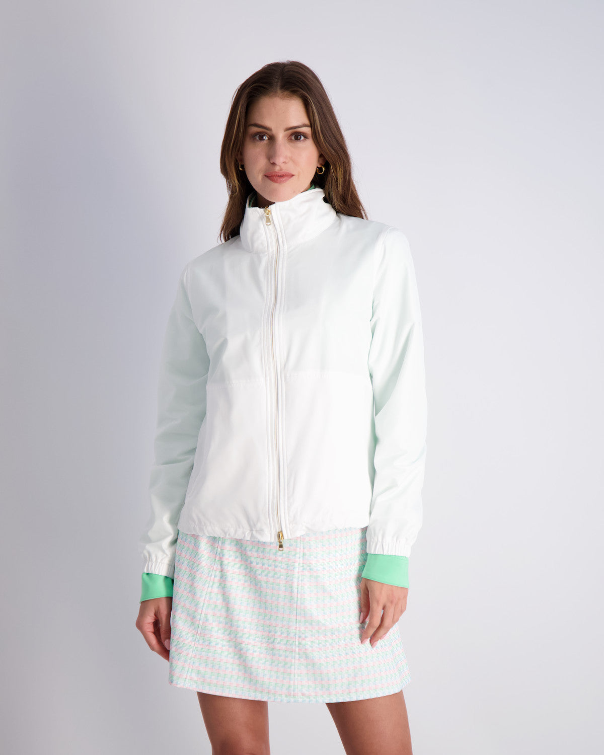 Hadley Windbreaker Jacket - WHITE