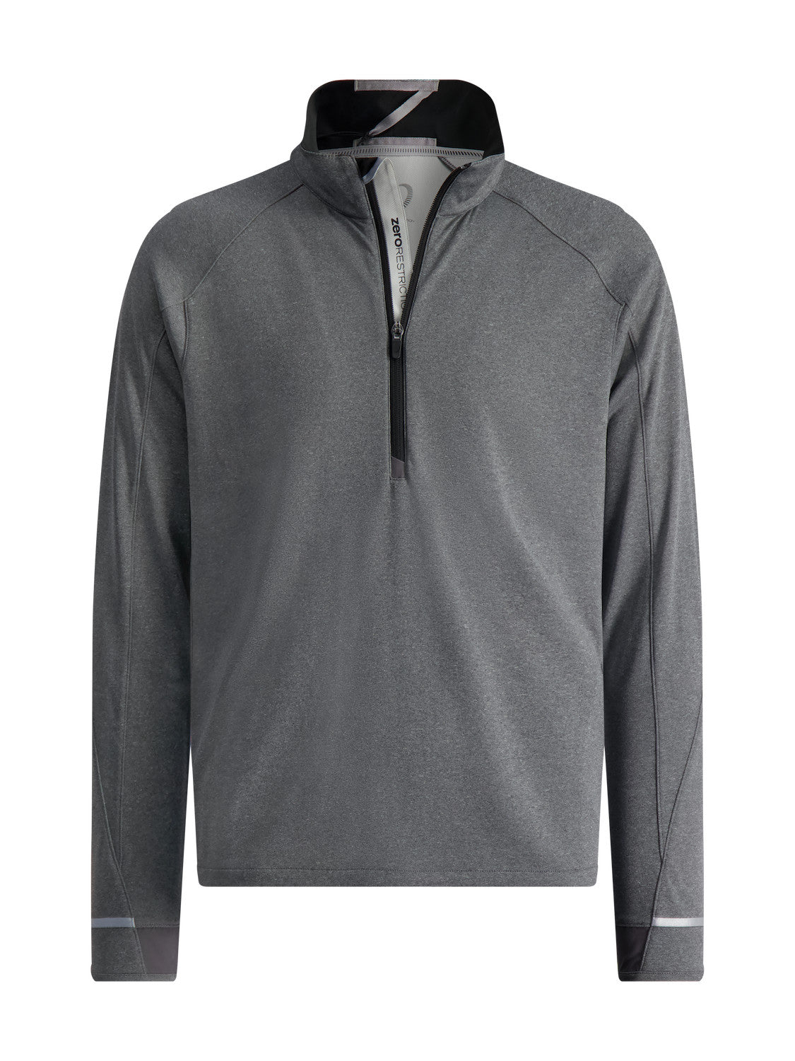 Z425 Quarter Zip Pullover - CHARCOAL HEATHER/BLK