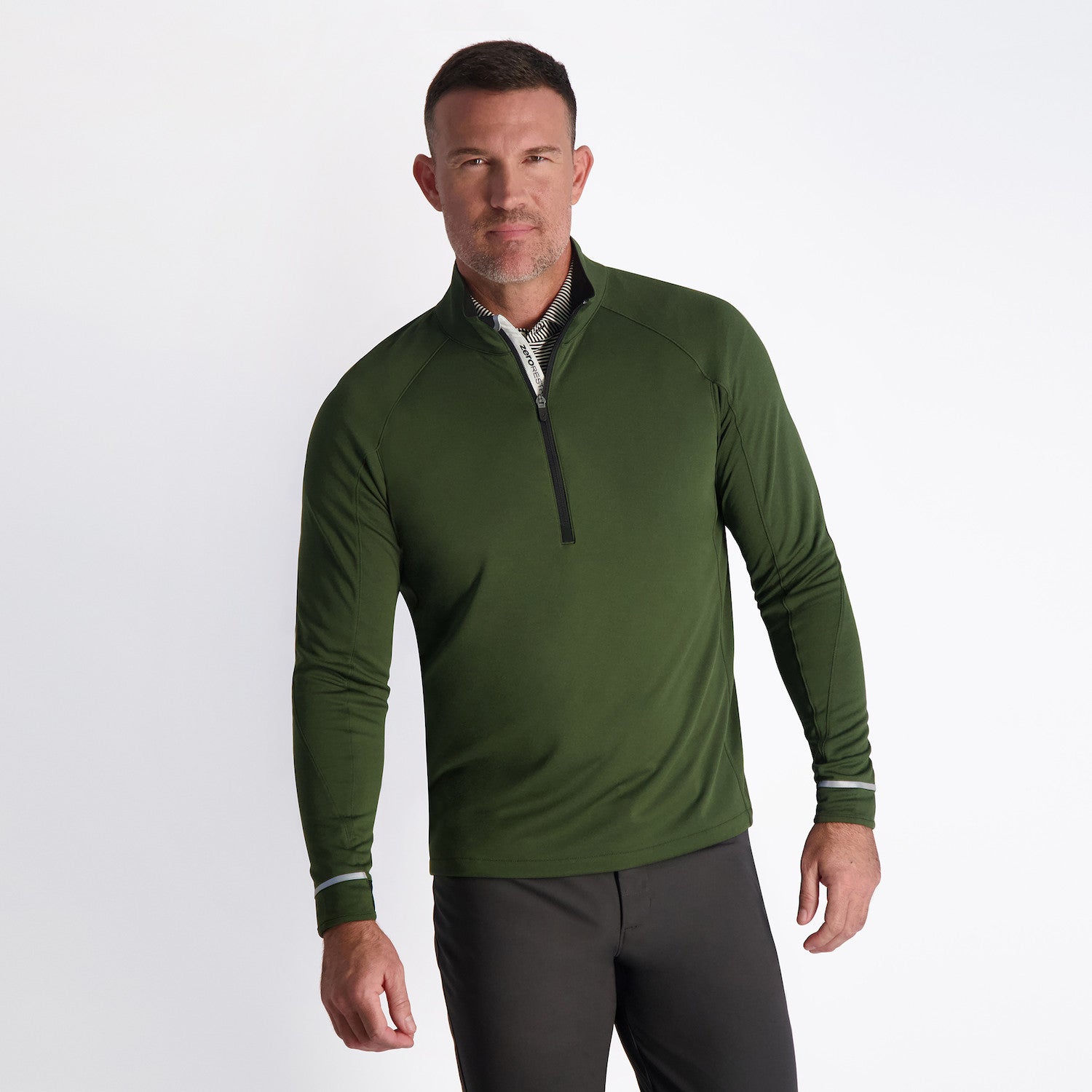 Z425 Quarter Zip Pullover - OLIVE LEAF