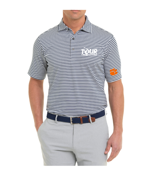 Aspen Stripe - WHITE (Clemson)