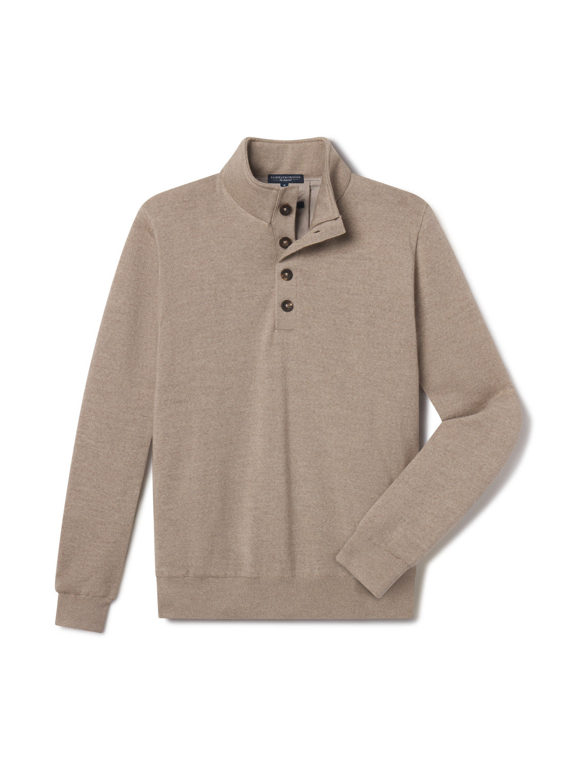 MONTEREY WINDSWEATER - FLAX HEATHER