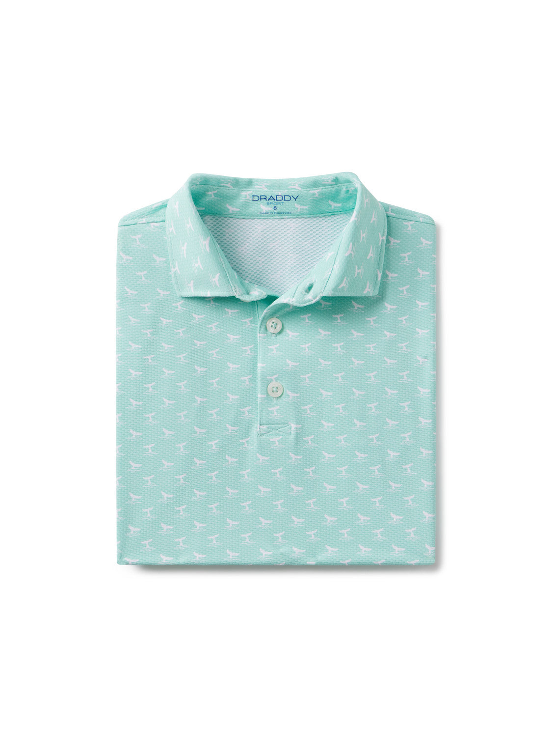 COOL WHALE OF A TAIL POLO - SEAGLASS