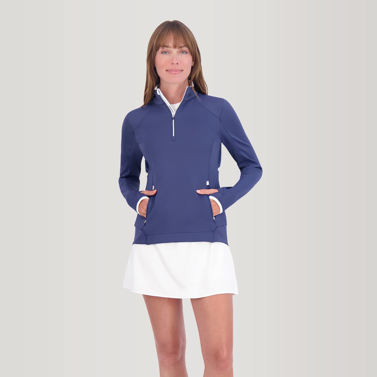 Sofia Pullover - STORM/WHITE