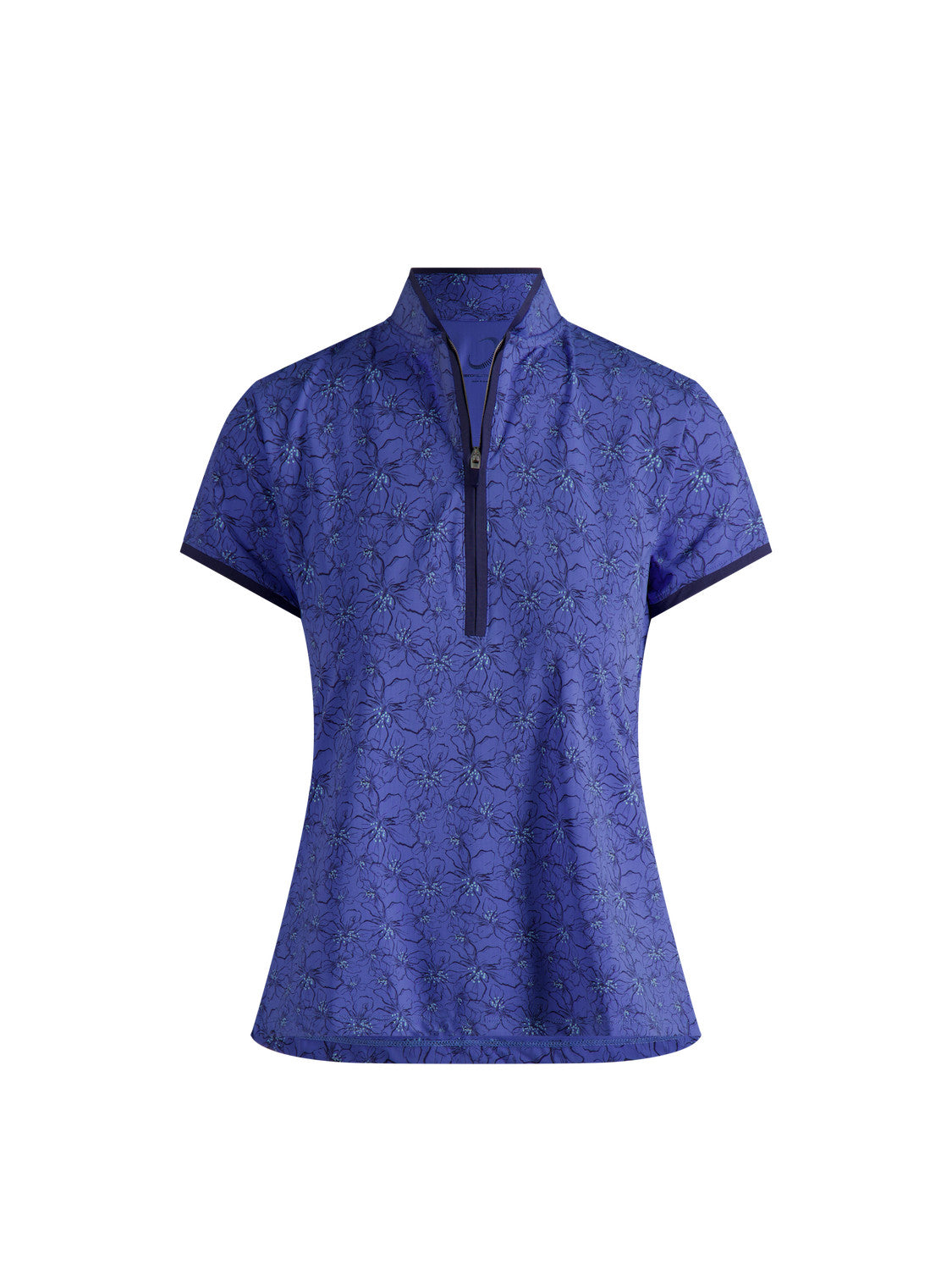 CHLOE CAP SLV ZIP MOCK - NEPTUNE