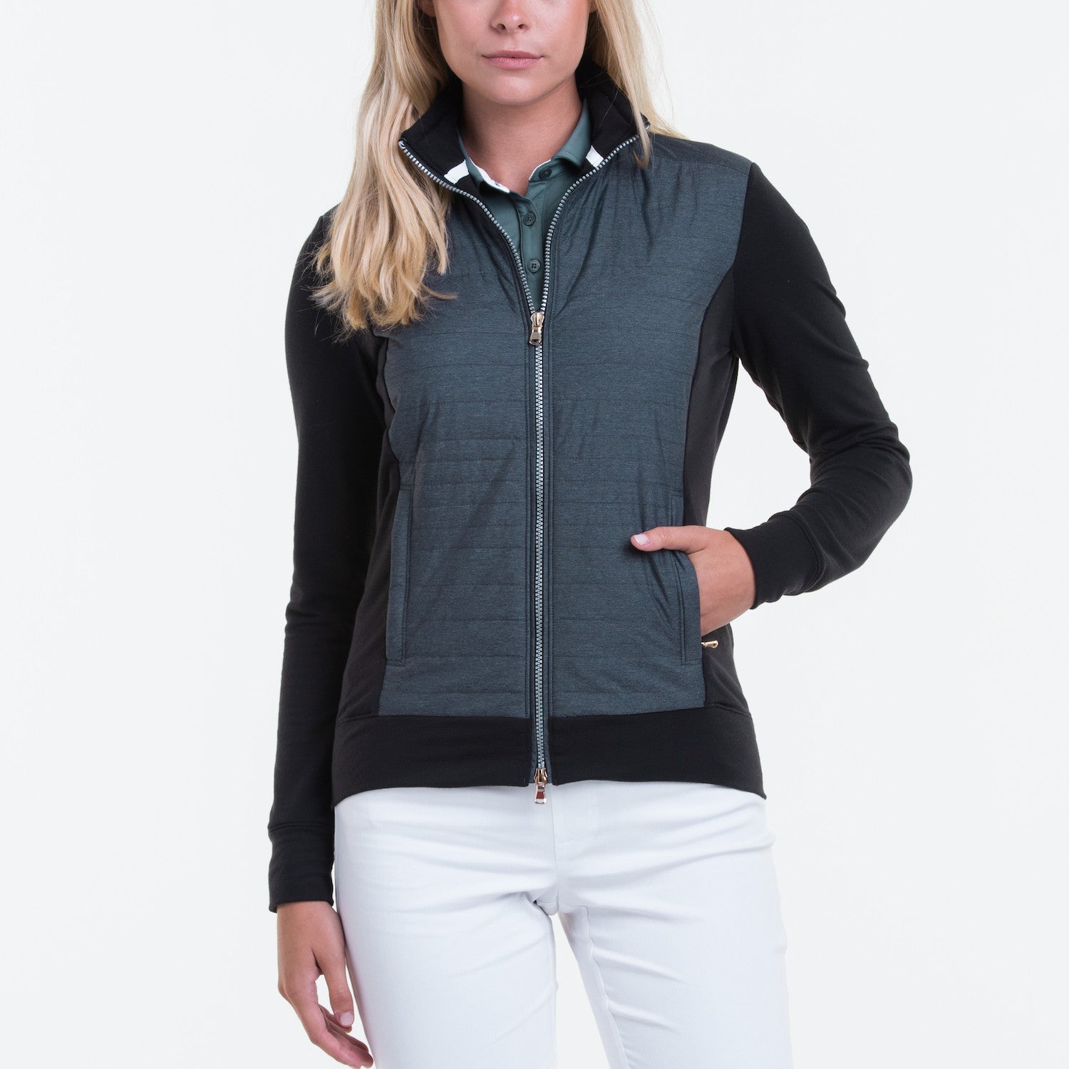 Augusta Full Zip - BLACK