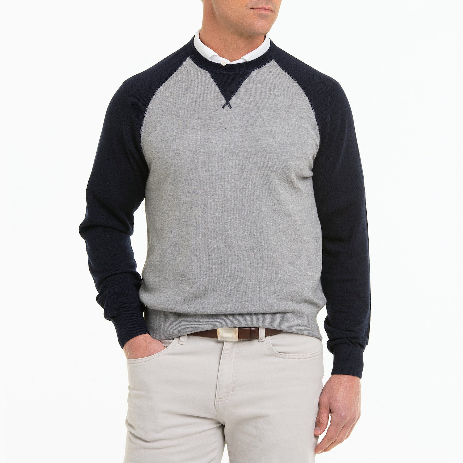 Purdey Crew - SHADOW GREY HEATHER
