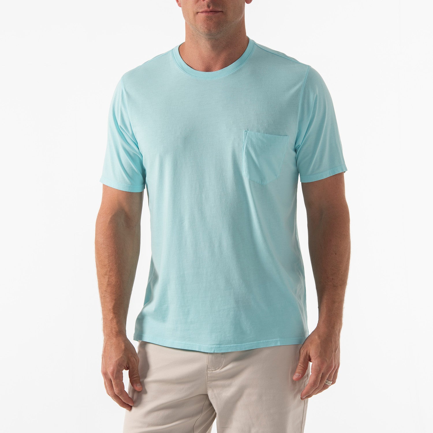Dewey Pocket Tee - CLEARWATER