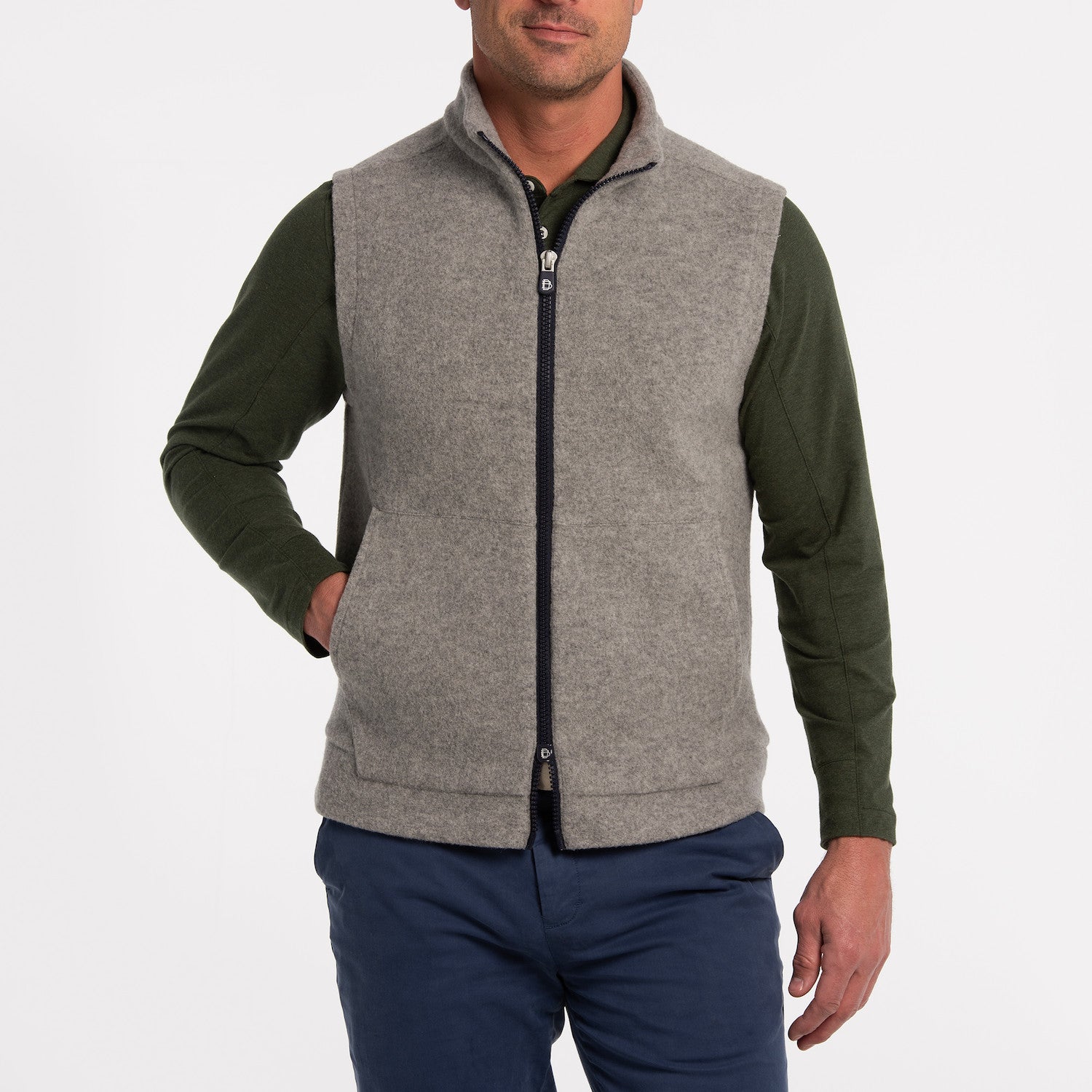 DyedIn The wool vest - GREY HEATHER