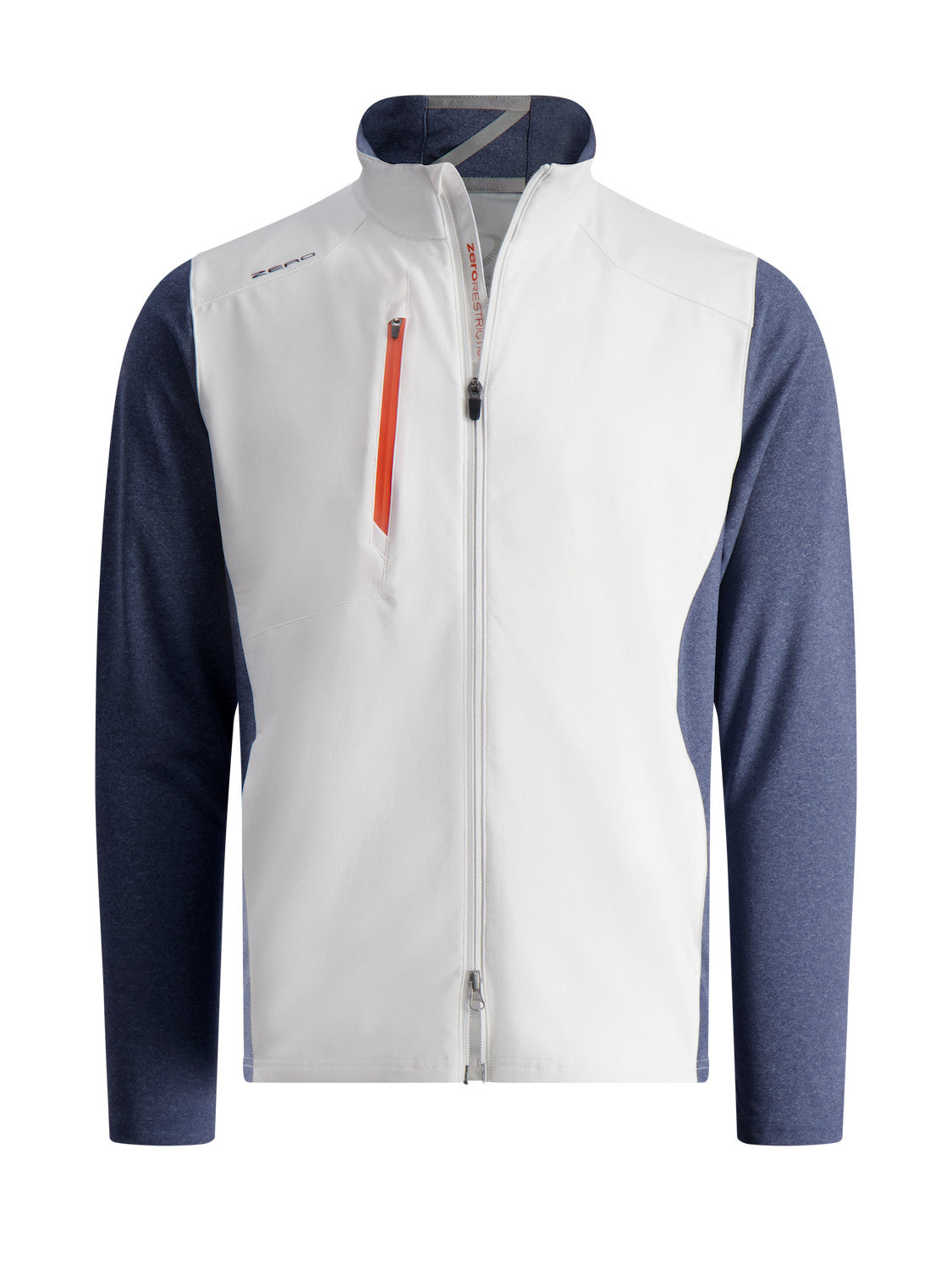 Z710 Full Zip Jacket - WHITE/BLUE INDIGO