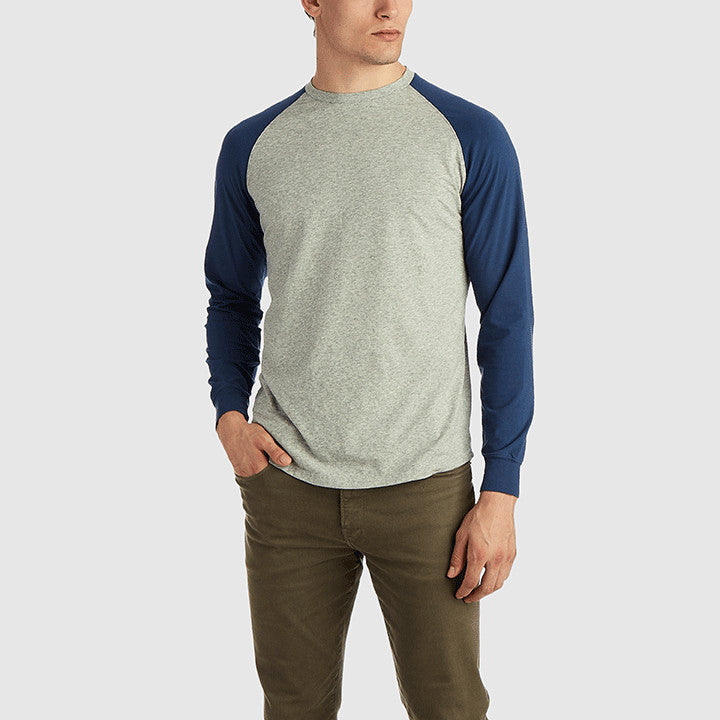 SAY HEY WILLIE TEE - REGAL/GREY HEATHER