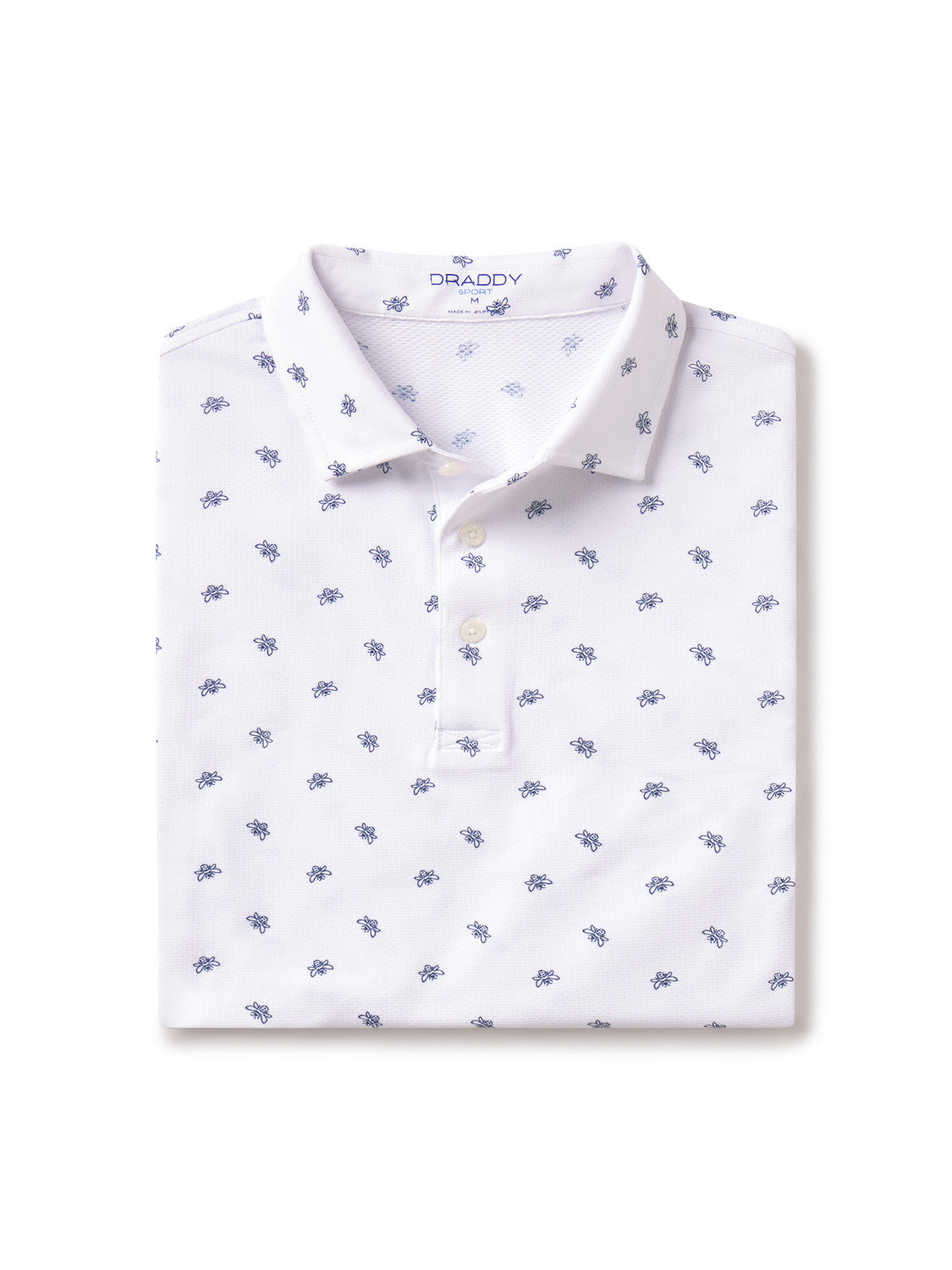 COOL BEE DRADDY POLO - WHITE