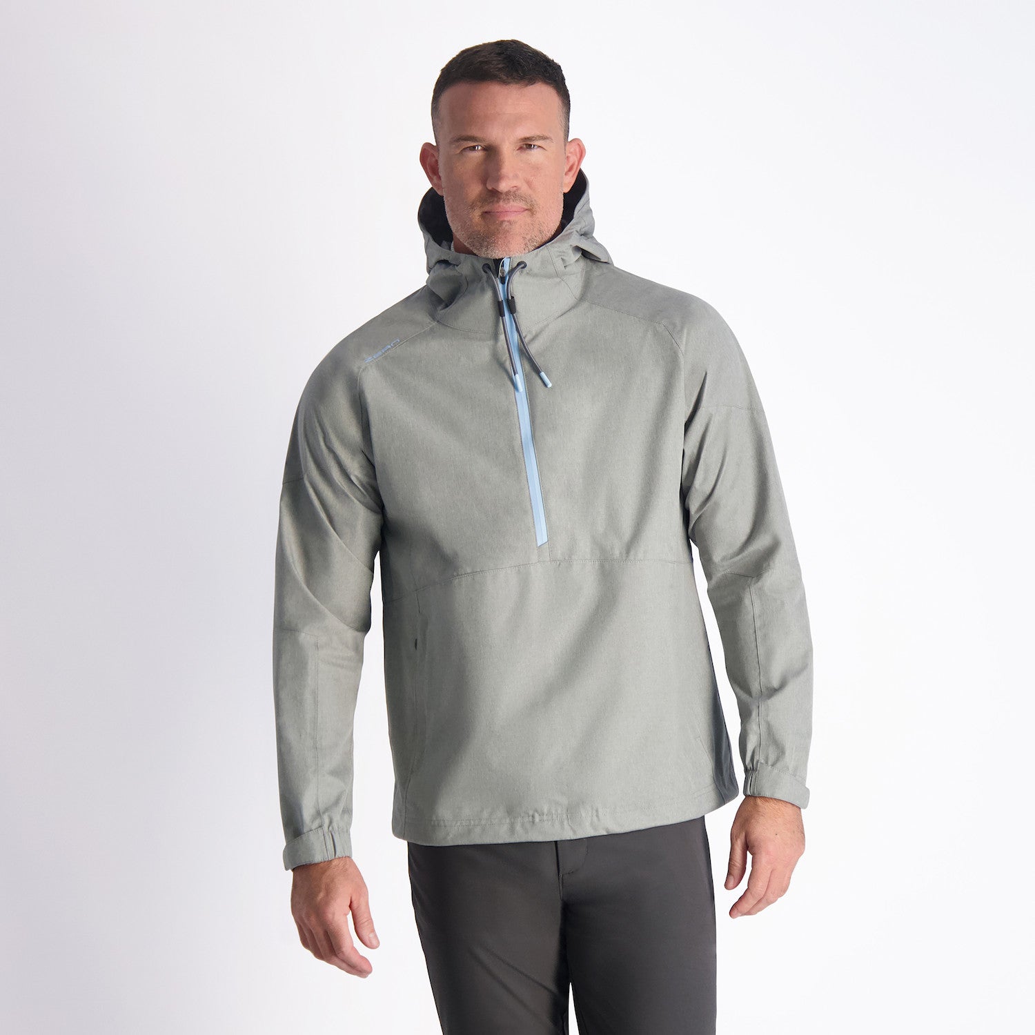 Packable Pullover - GREY HEATHER