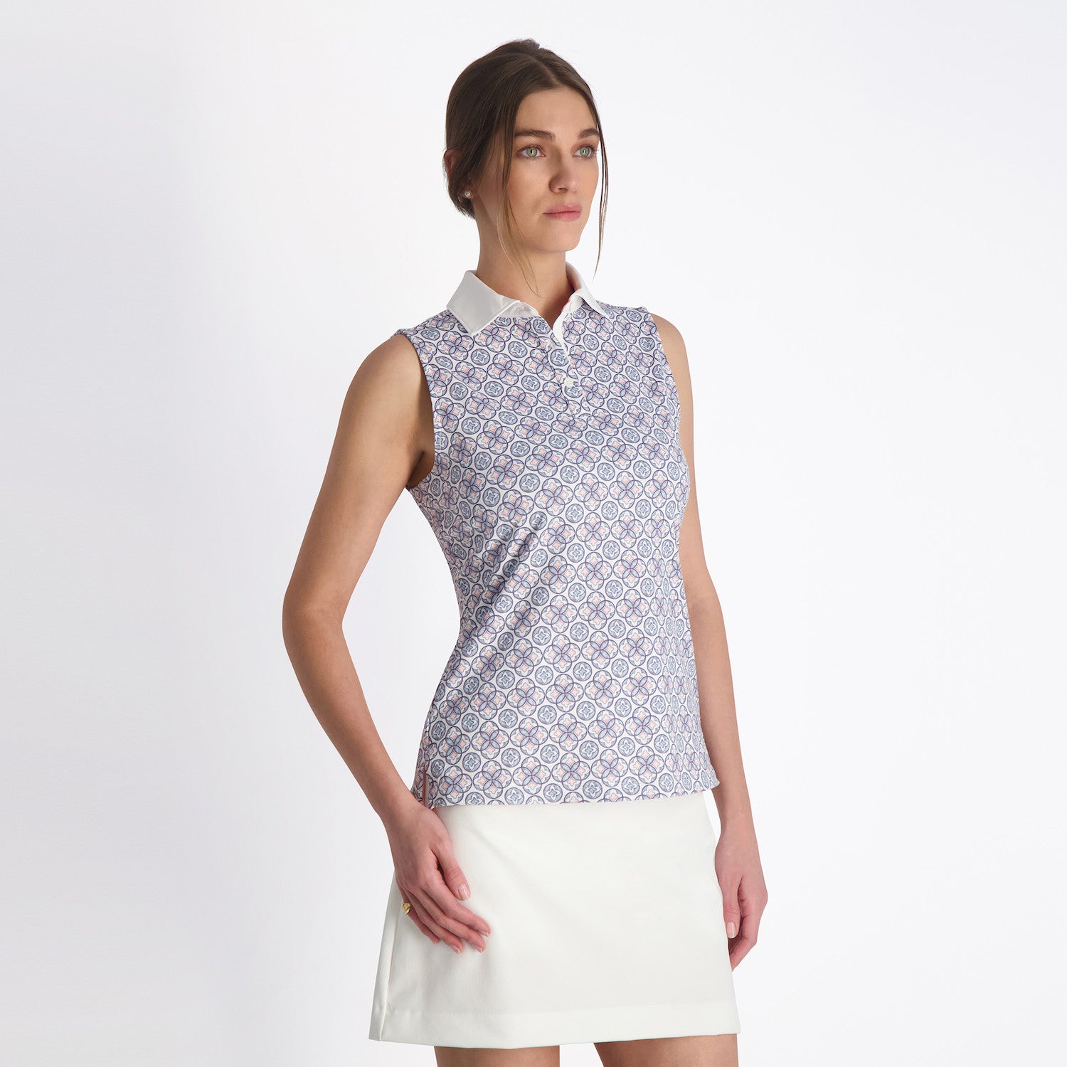 Liddie Sleeveless - TEA ROSE