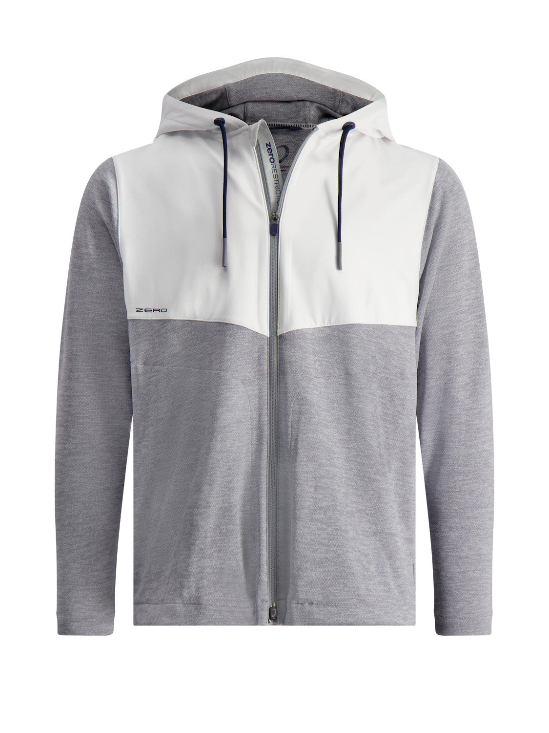 Tyson Full Zip Hoodie - GREY HEATHER