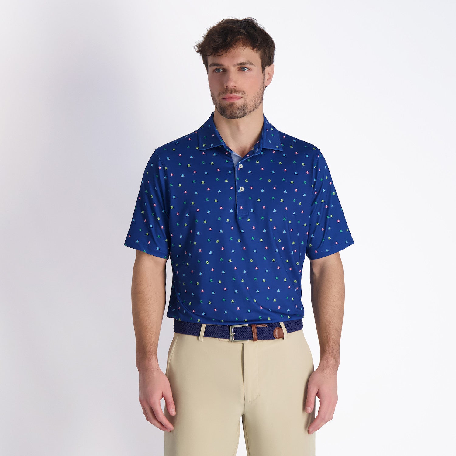 Silks Print - UNION BLUE