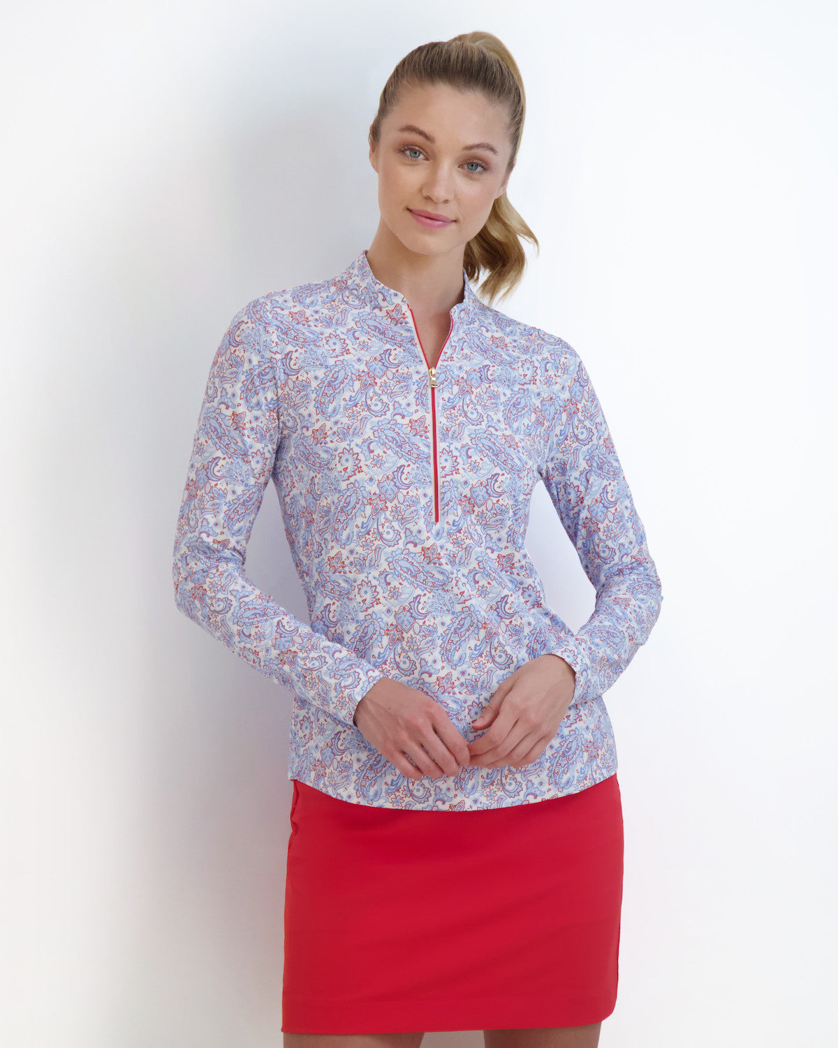 Cat Long Sleeve Zip - HERITAGE