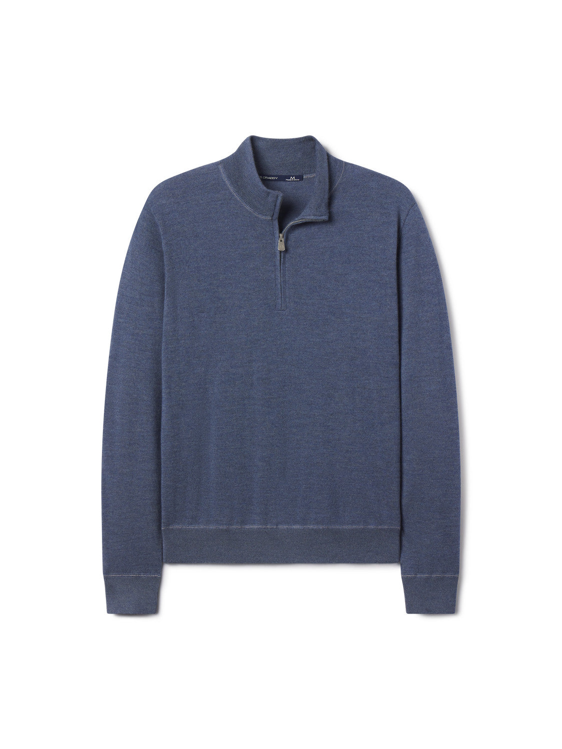 SCHOEN 1/4 ZIP - ATLANTIC HEATHER