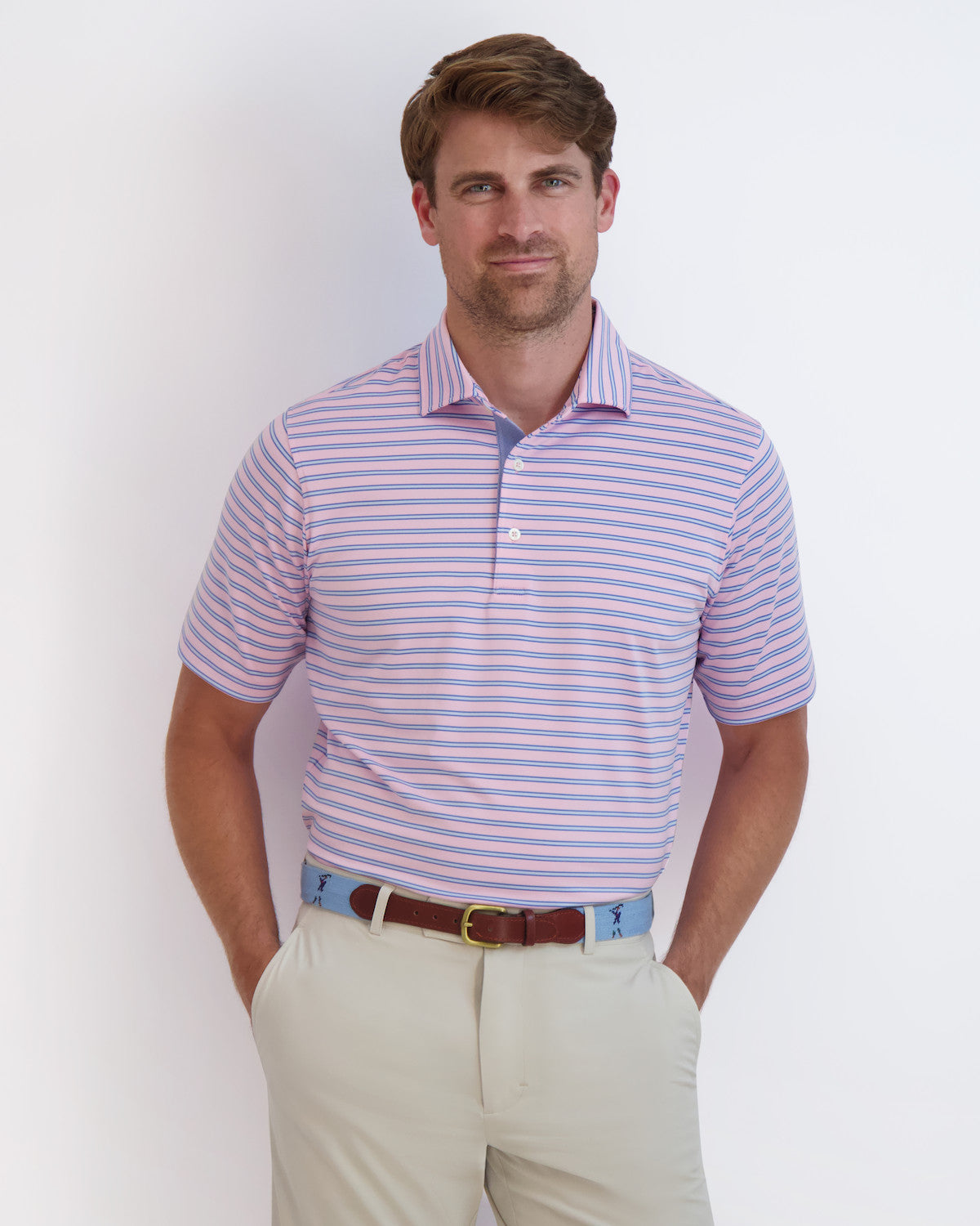 Harbour Stripe Polo - BERMUDA