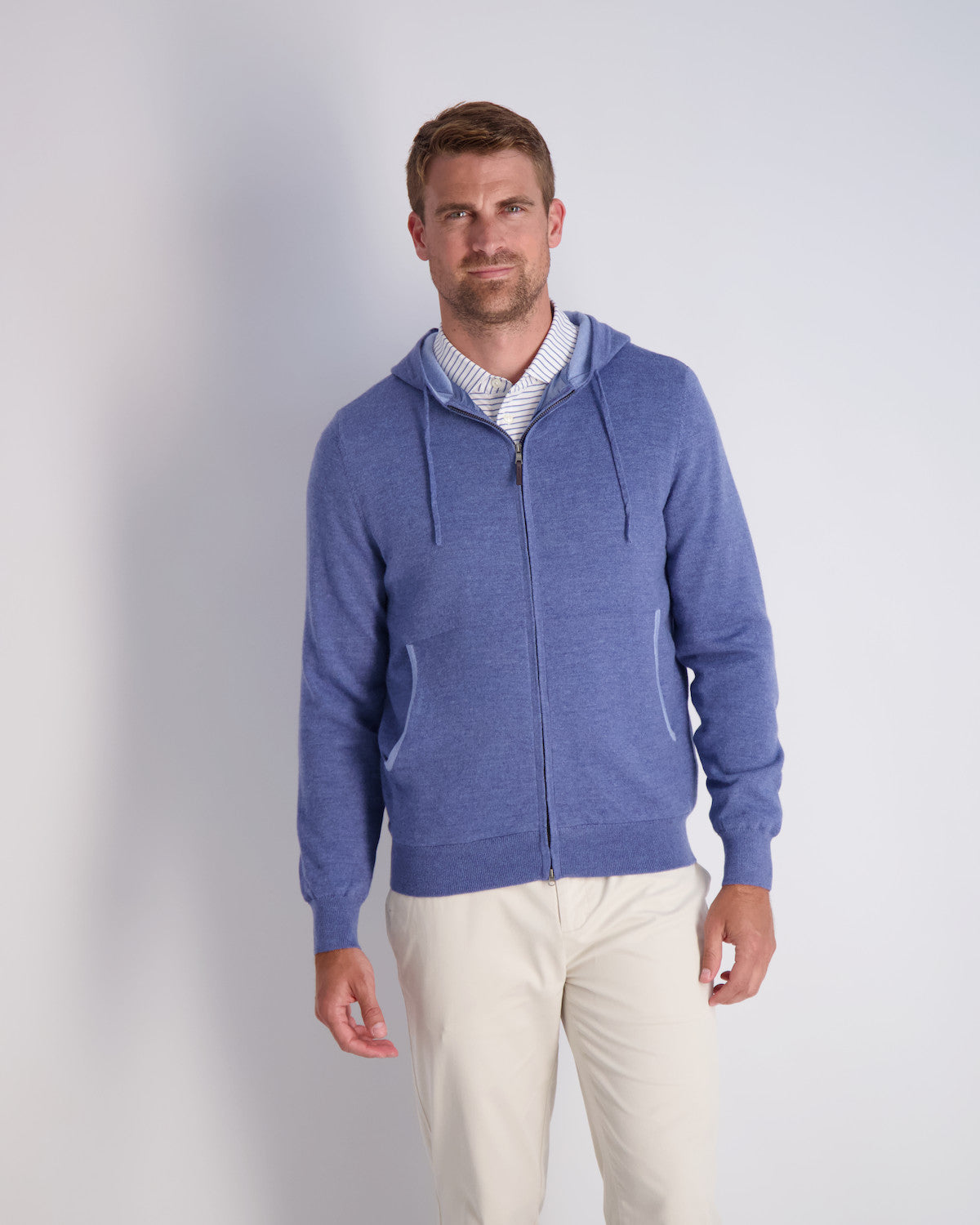 Holland Hoodie - BLUE HEATHER